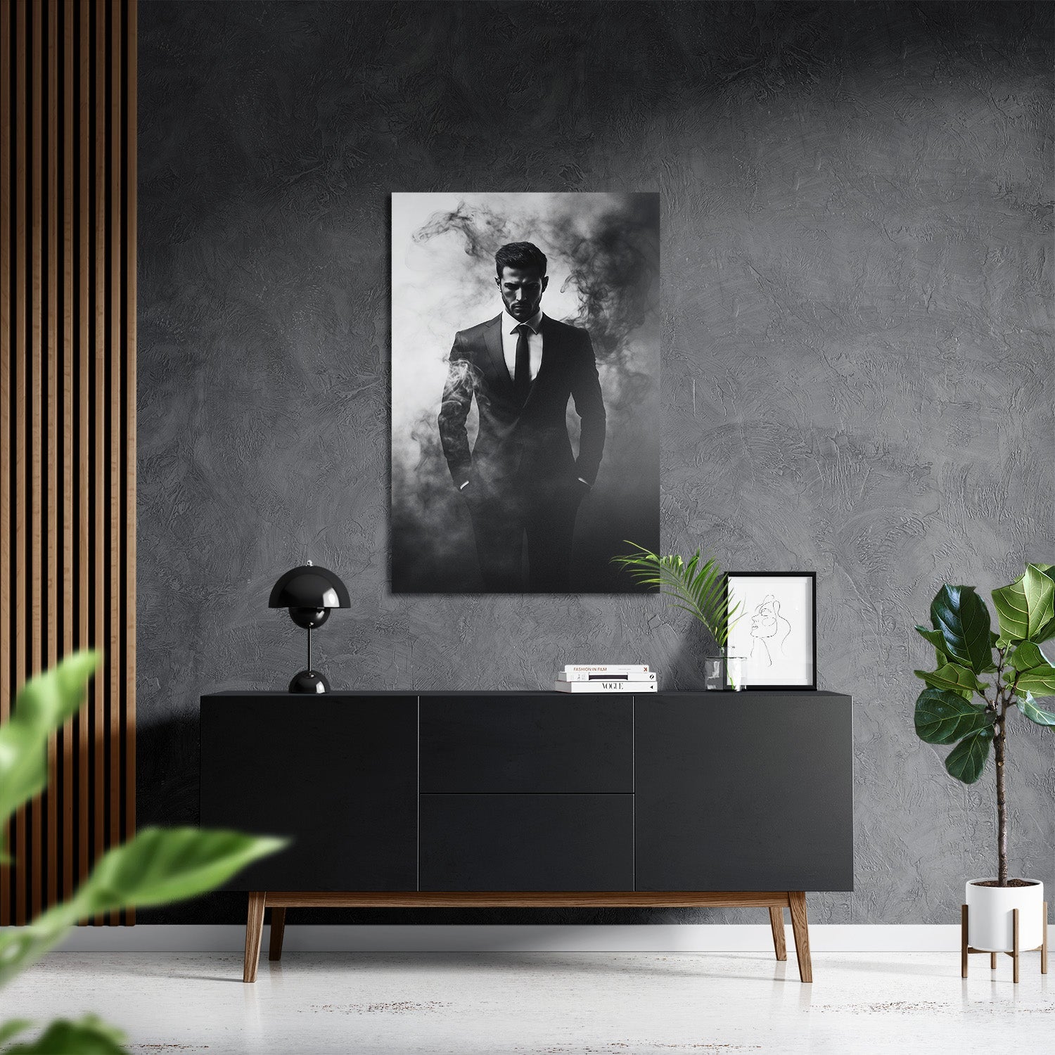 SMOKE & SMOKING*Dibond*40x60*Dibond*Kunstwerk*Masculina.nl