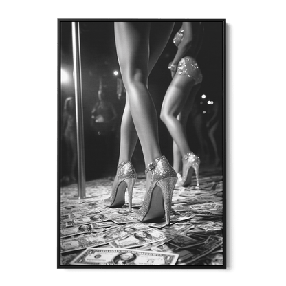 STEPS OF SEDUCTION*Canvas*40x60*Baklijst*Kunstwerk*Masculina.nl