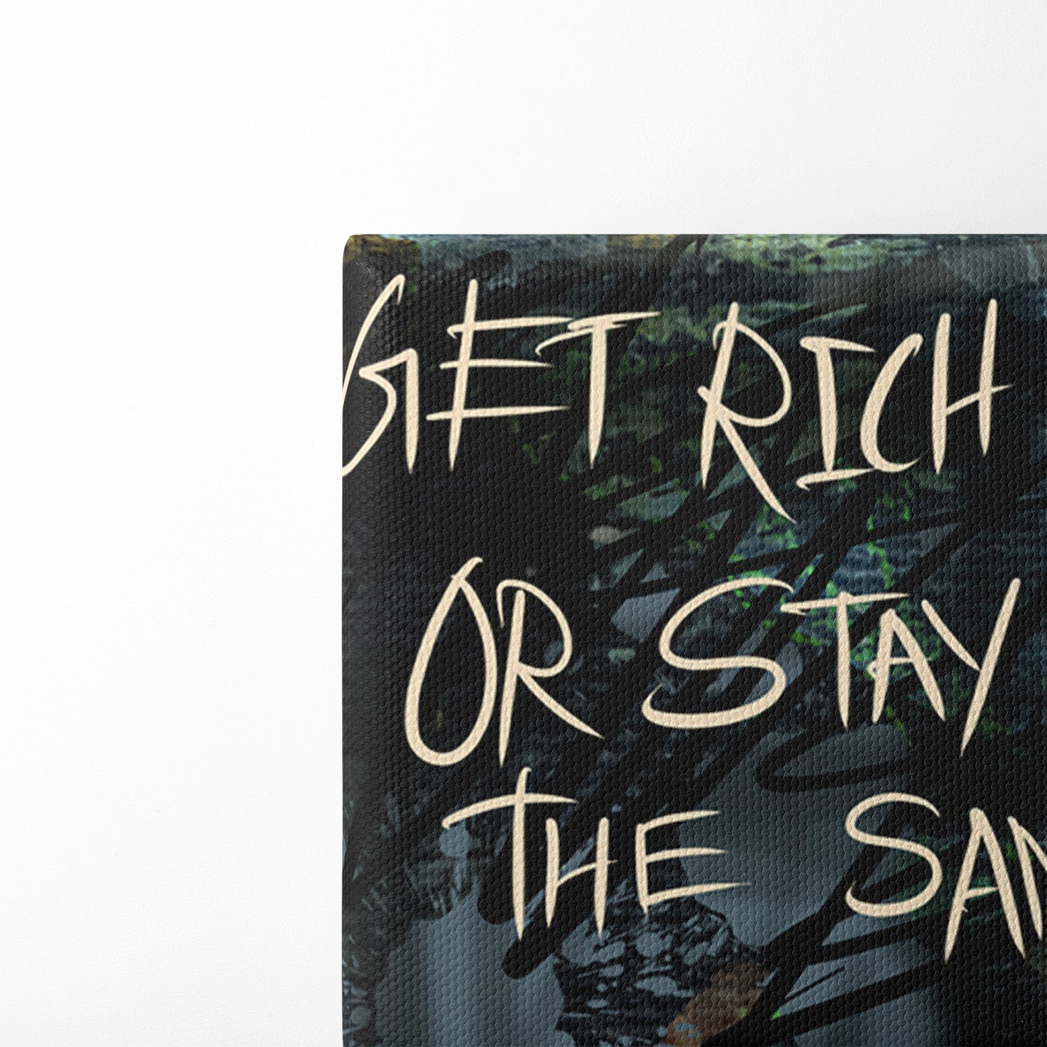 TAKE THE RISK OWN THE REWARD*Canvas*40x60*Canvas*Kunstwerk*Masculina.nl