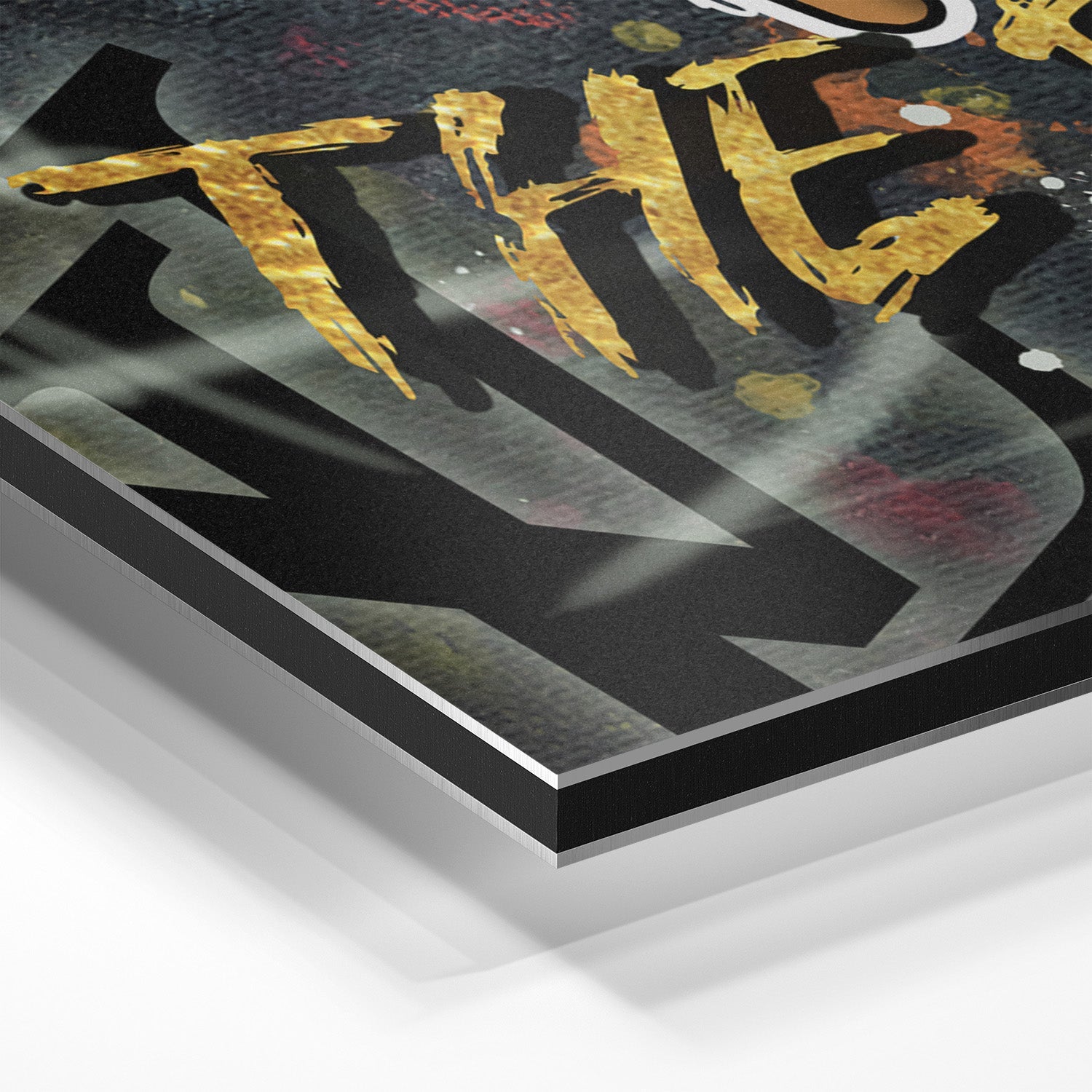 TAKE THE RISK OWN THE REWARD*Dibond*40x60*Dibond*Kunstwerk*Masculina.nl