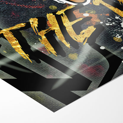 TAKE THE RISK OWN THE REWARD*Papier*40x60*Papier*Kunstwerk*Masculina.nl
