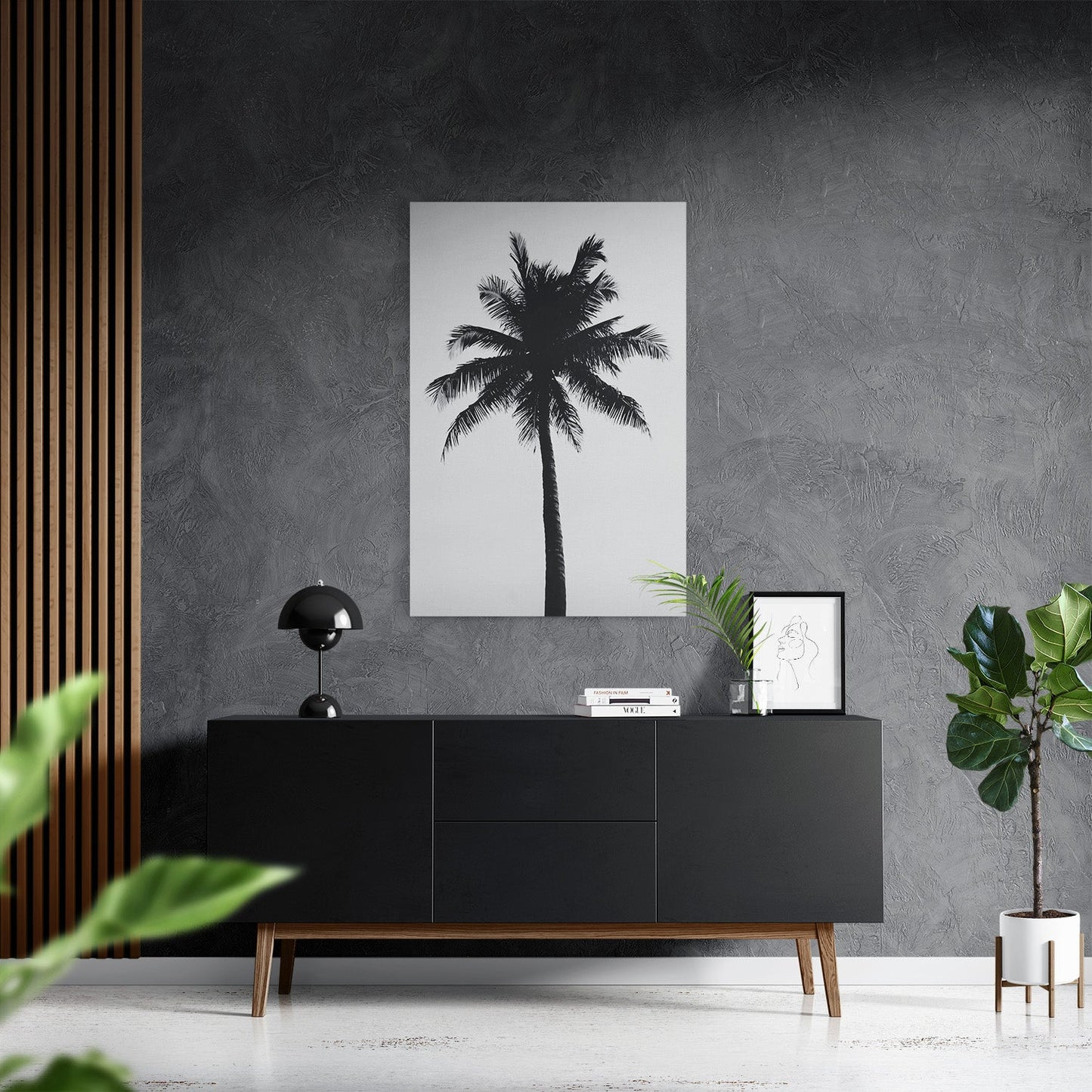 THE ABSTRACT PALM*Canvas*40x60*Canvas*Kunstwerk*Masculina.nl