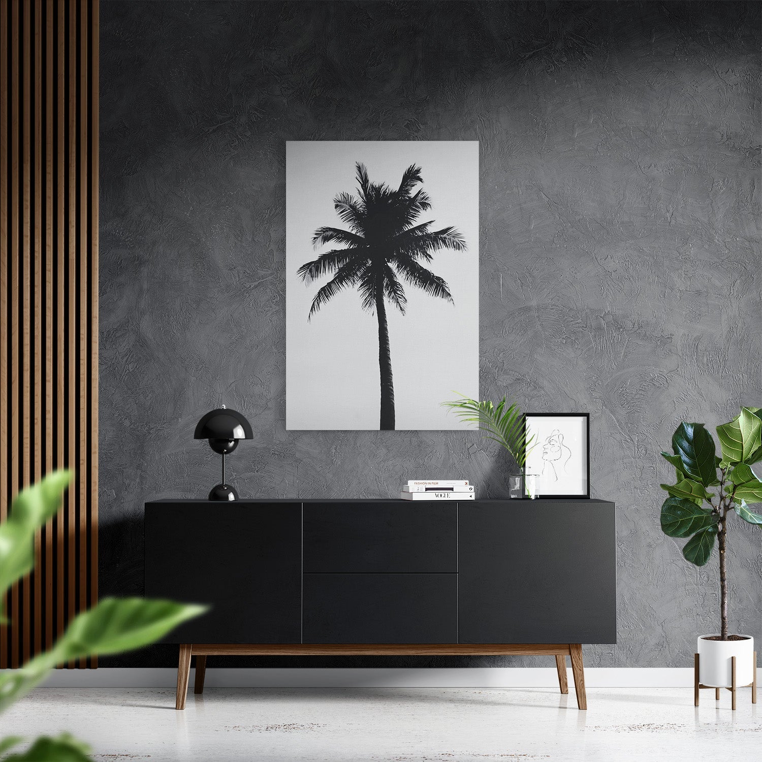 THE ABSTRACT PALM*Canvas*40x60*Canvas*Kunstwerk*Masculina.nl