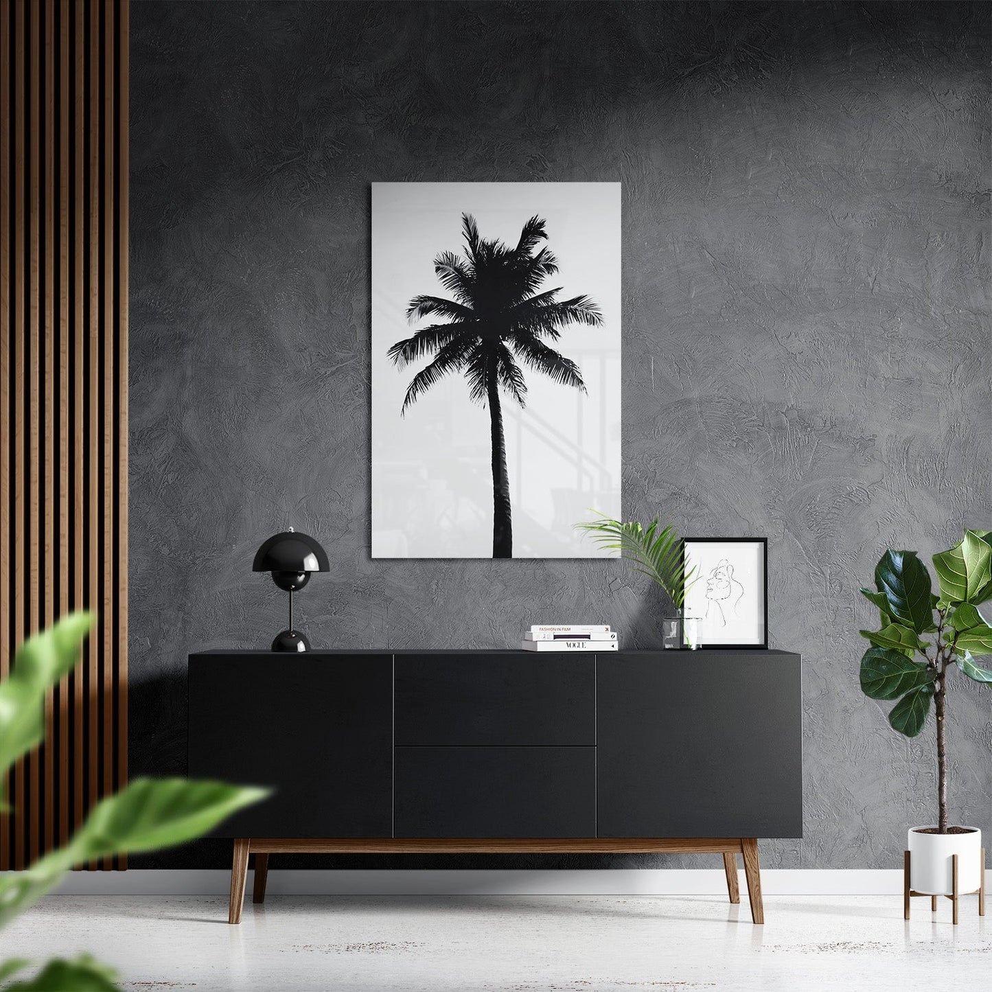 THE ABSTRACT PALM*Plexiglas*40x60*Plexiglas*Kunstwerk*Masculina.nl
