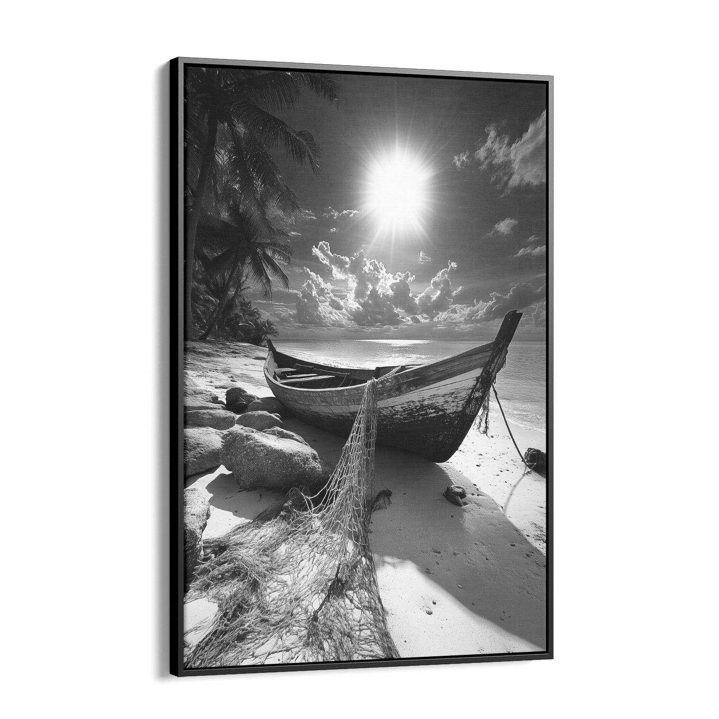 THE LONELY VESSEL*Canvas*40x60*Baklijst*Kunstwerk*Masculina.nl
