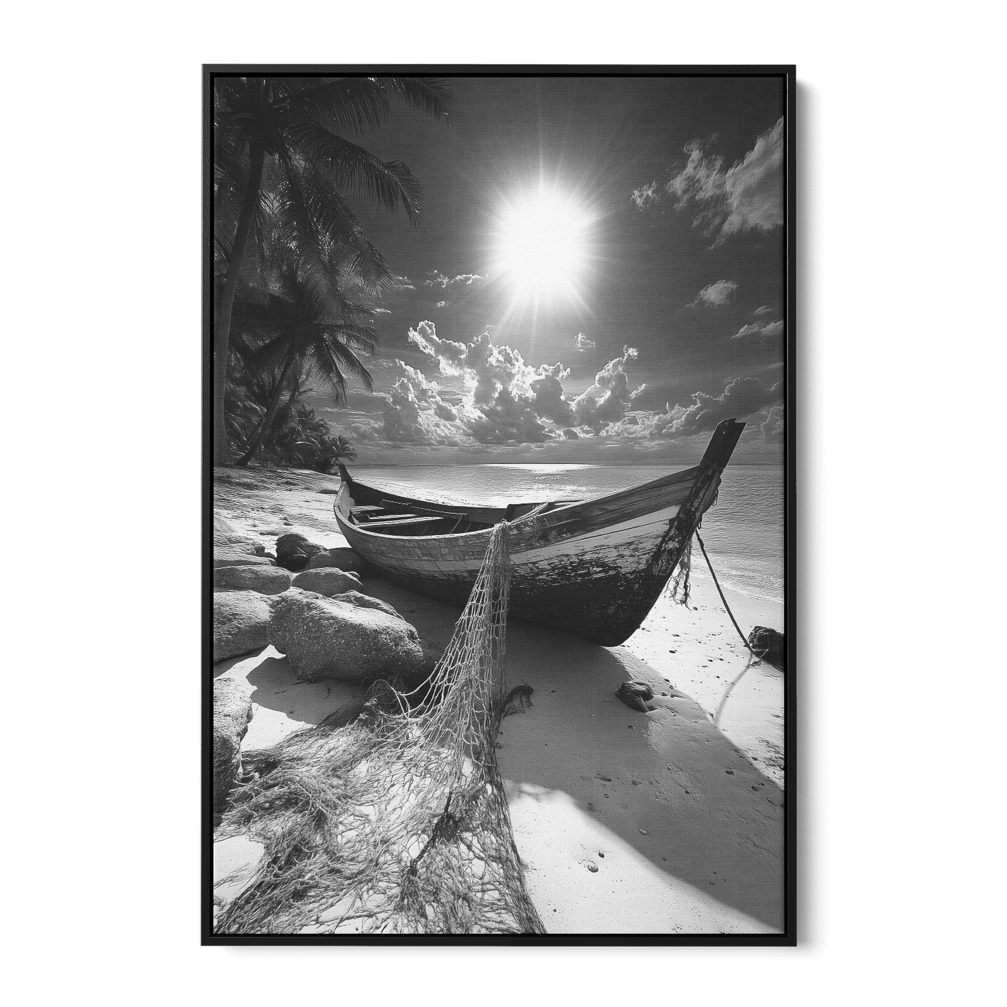 THE LONELY VESSEL*Canvas*40x60*Baklijst*Kunstwerk*Masculina.nl