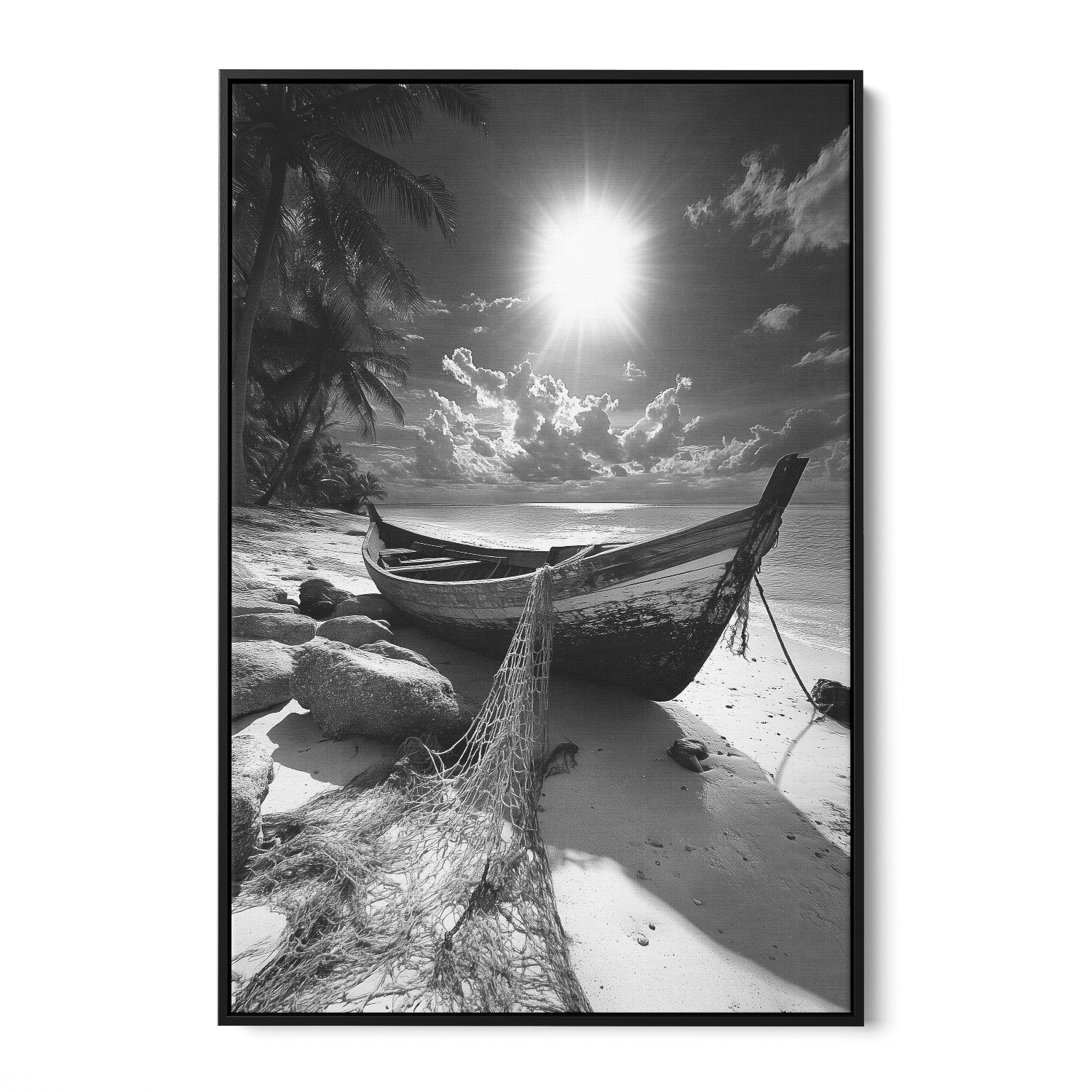 THE LONELY VESSEL*Canvas*40x60*Baklijst*Kunstwerk*Masculina.nl