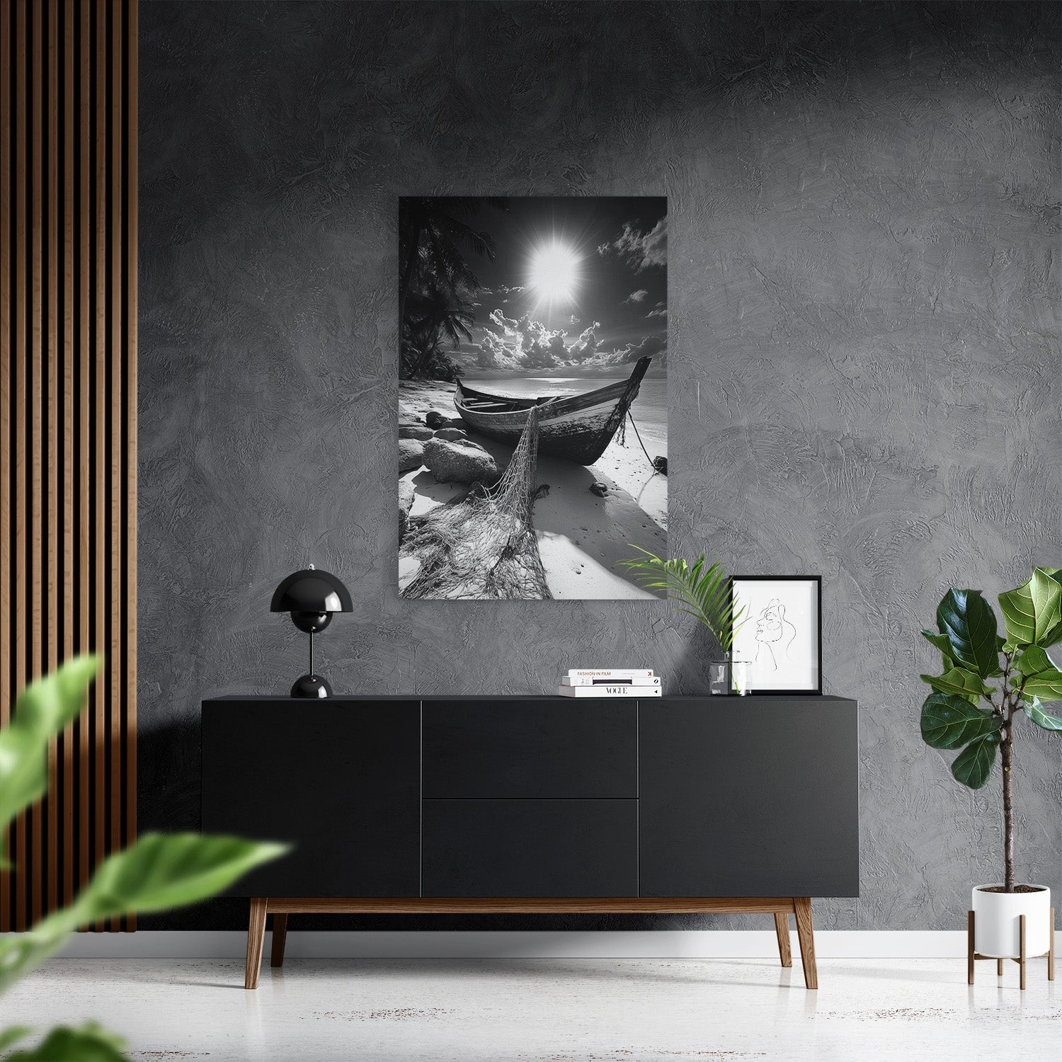 THE LONELY VESSEL*Canvas*40x60*Canvas*Kunstwerk*Masculina.nl