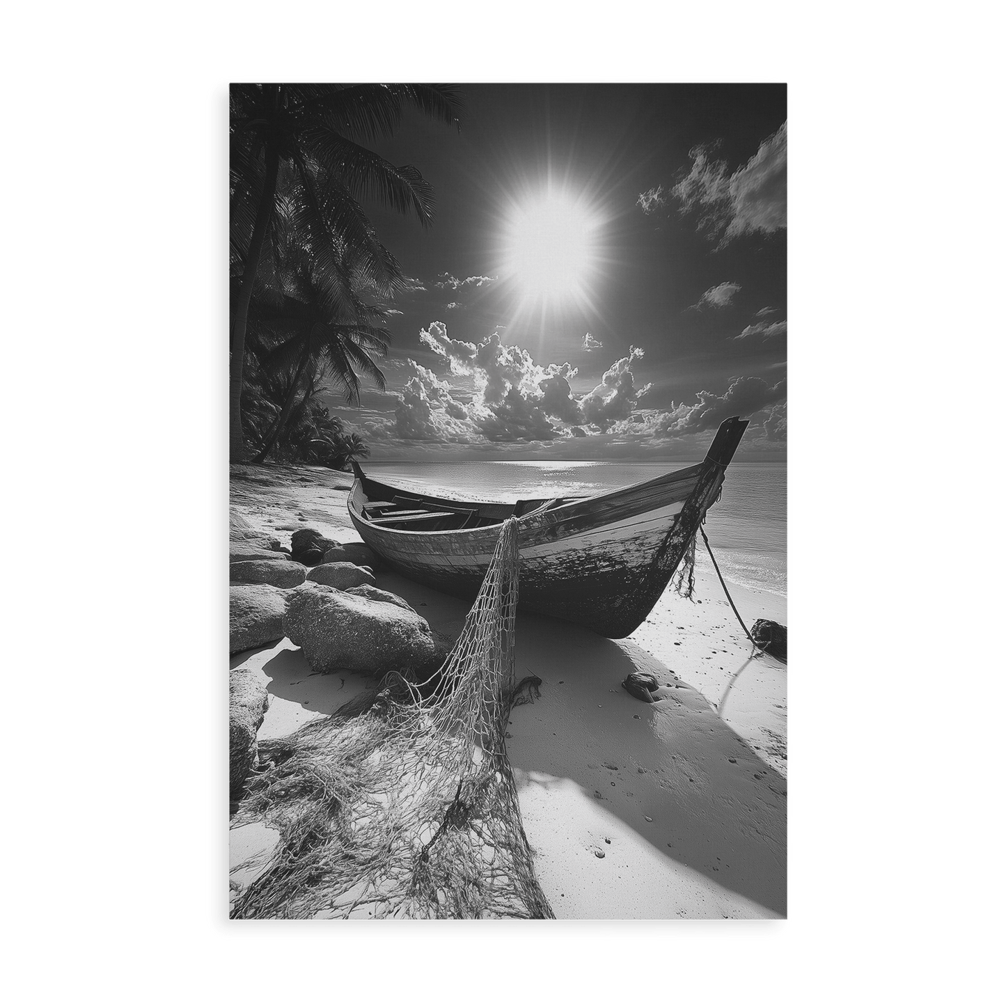 THE LONELY VESSEL*Canvas*40x60*Canvas*Kunstwerk*Masculina.nl