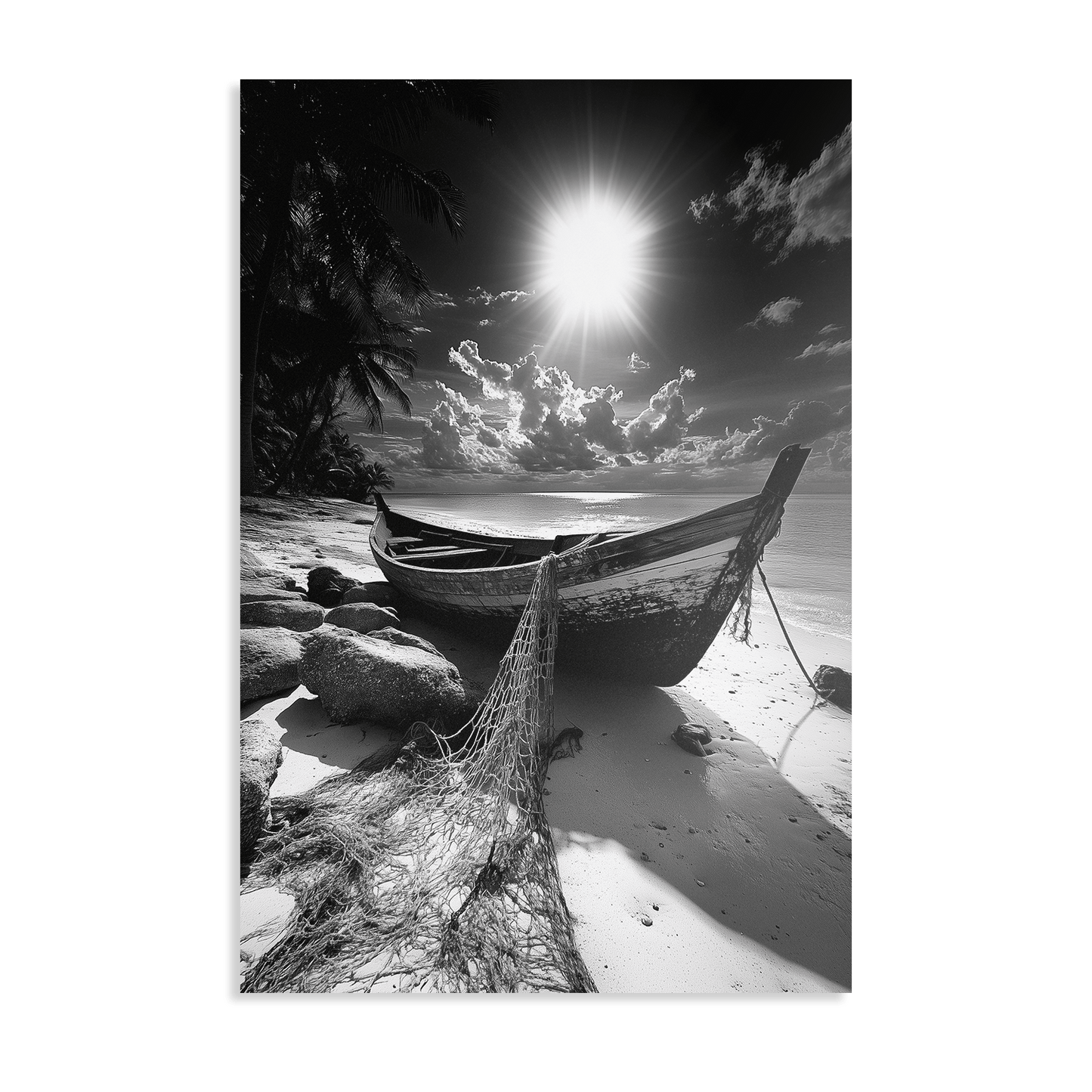 THE LONELY VESSEL*Dibond*40x60*Dibond*Kunstwerk*Masculina.nl
