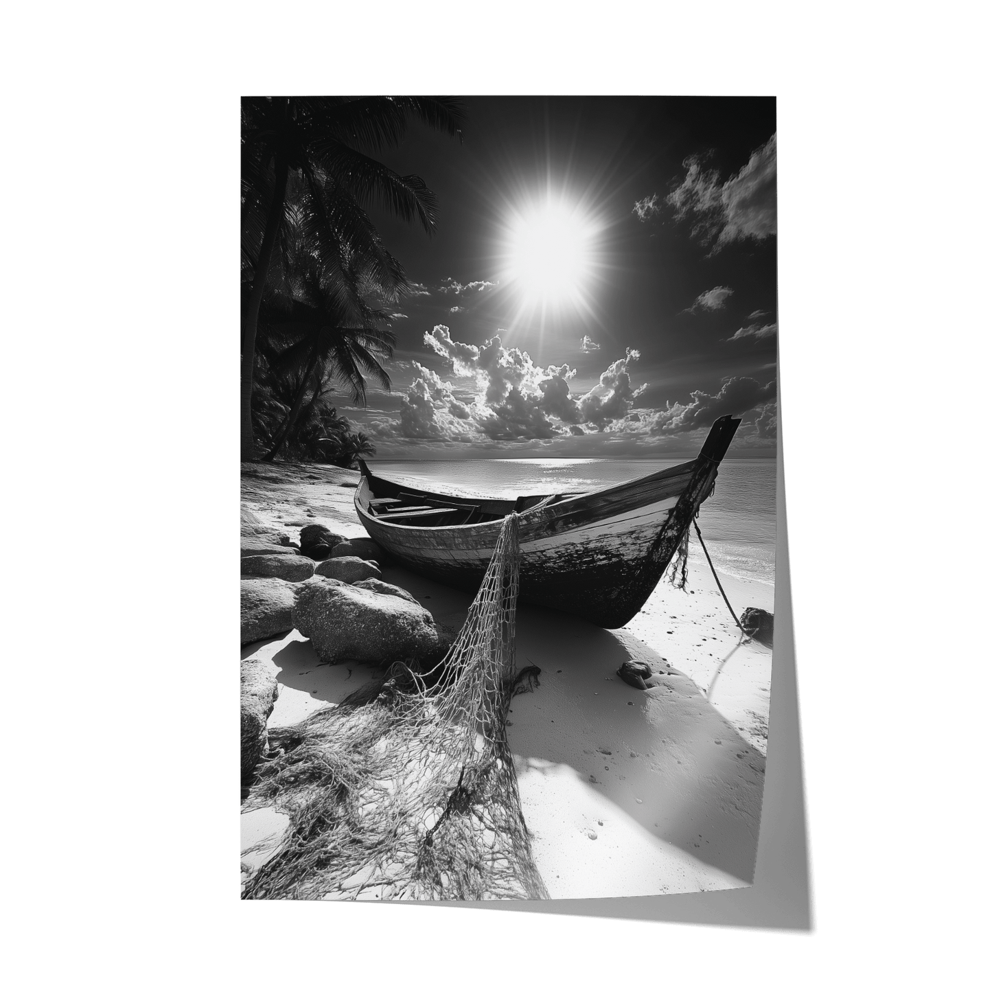 THE LONELY VESSEL*Papier*40x60*Papier*Kunstwerk*Masculina.nl