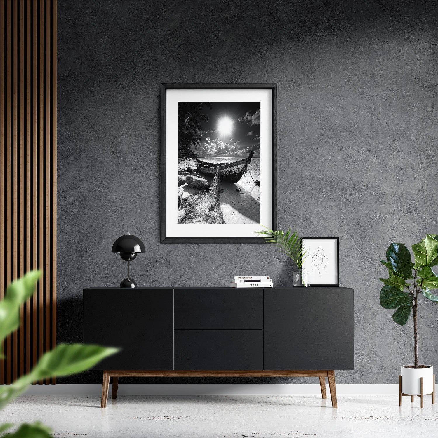 THE LONELY VESSEL*Papier*40x60*Papier*Kunstwerk*Masculina.nl
