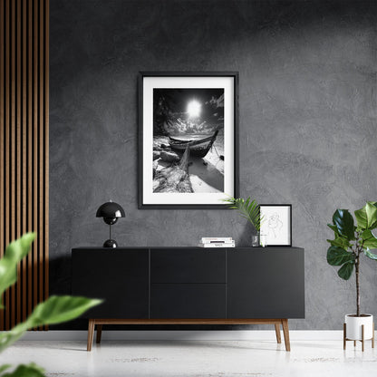 THE LONELY VESSEL*Papier*40x60*Papier*Kunstwerk*Masculina.nl