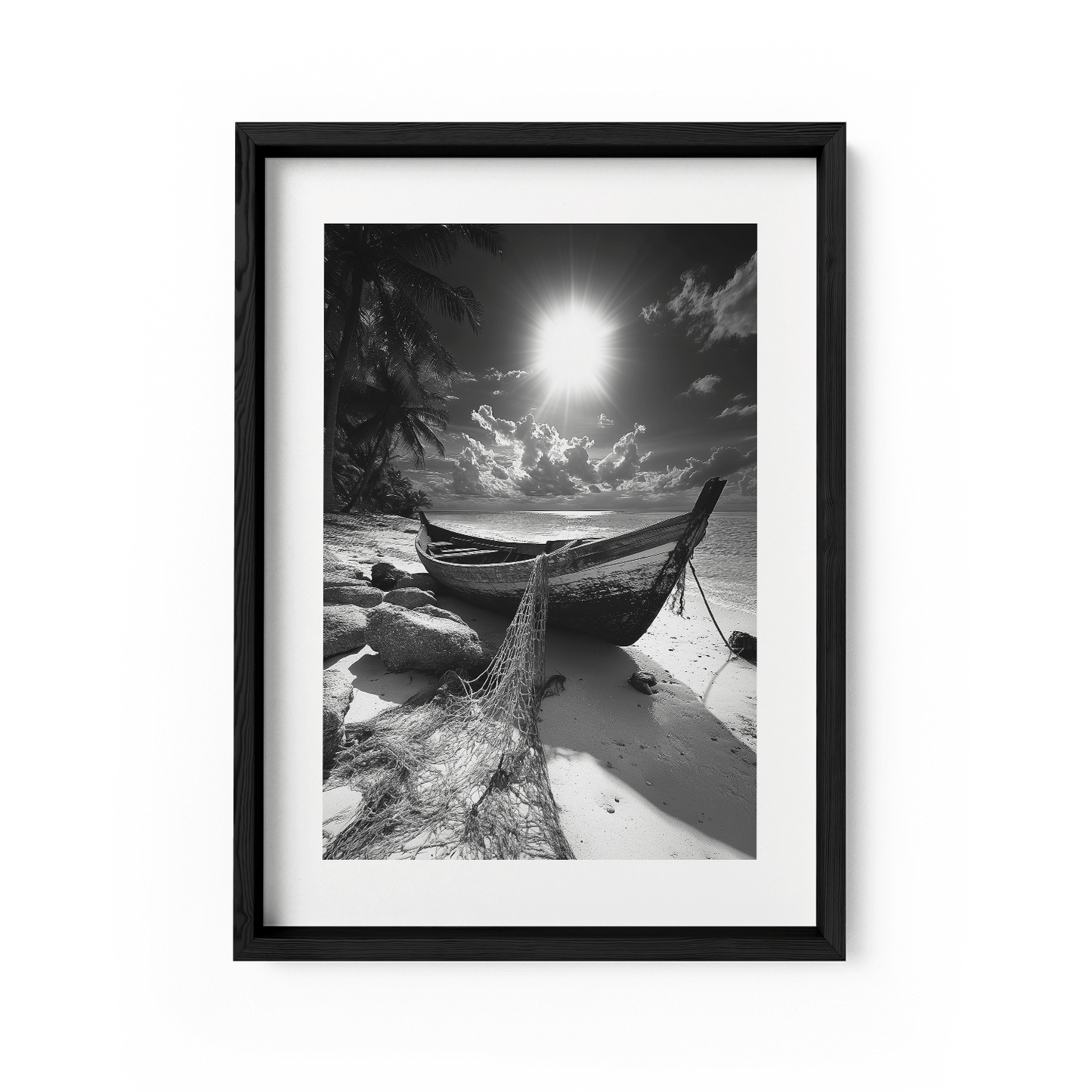 THE LONELY VESSEL*Papier*40x60*Papier*Kunstwerk*Masculina.nl