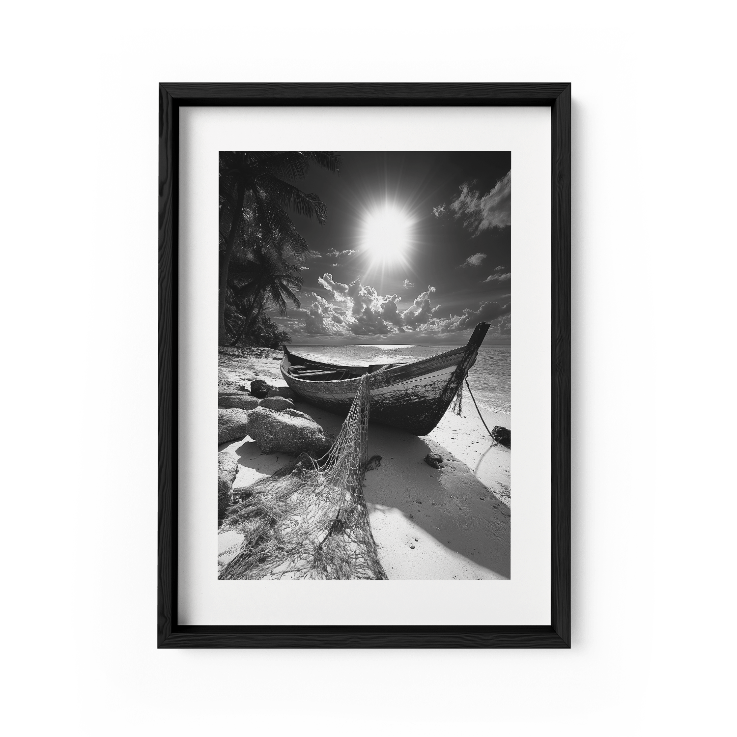 THE LONELY VESSEL*Papier*40x60*Papier*Kunstwerk*Masculina.nl