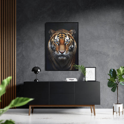 TIGER PORTRAIT*Canvas*40x60*Baklijst*Kunstwerk*Masculina.nl