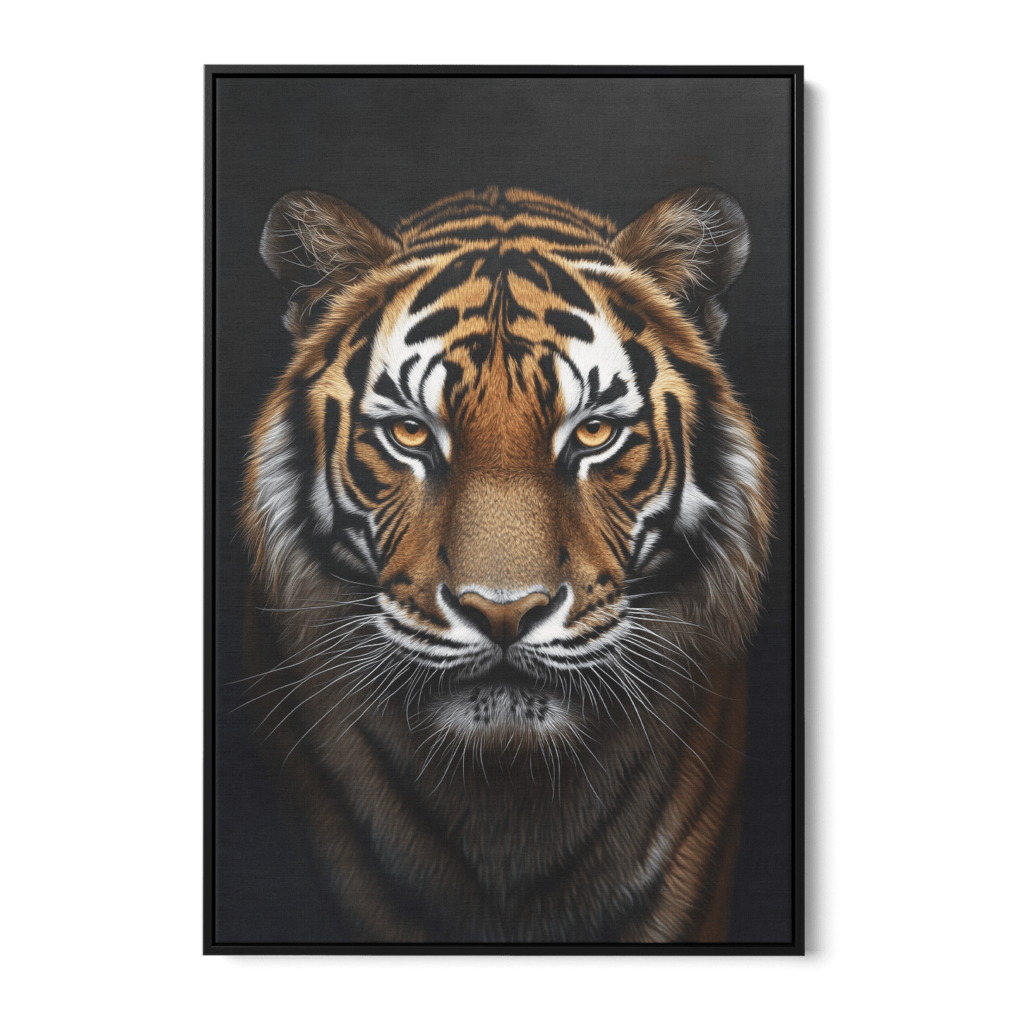 TIGER PORTRAIT*Canvas*40x60*Baklijst*Kunstwerk*Masculina.nl