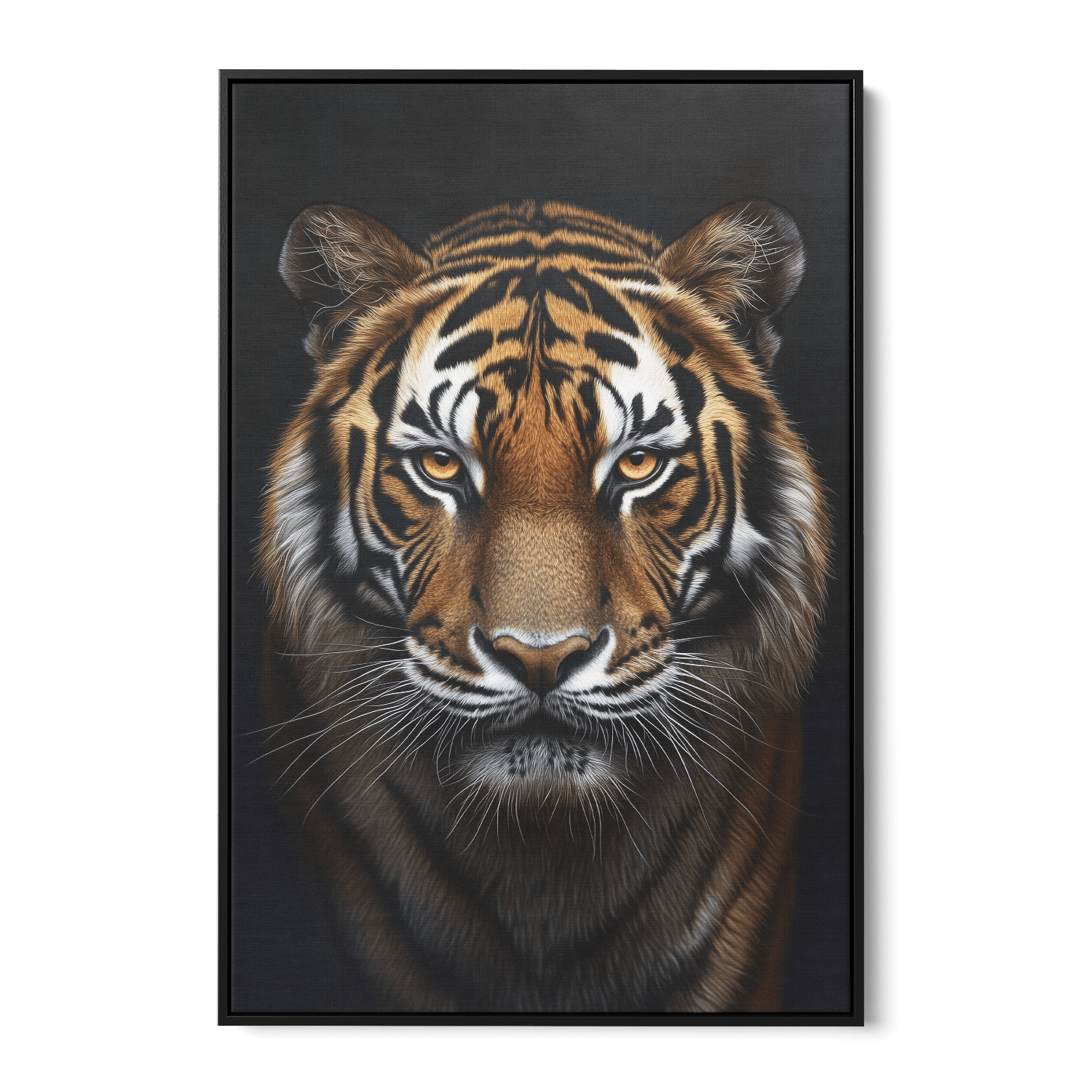 TIGER PORTRAIT*Canvas*40x60*Baklijst*Kunstwerk*Masculina.nl