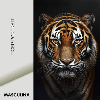 TIGER PORTRAIT*Canvas*40x60*Canvas*Kunstwerk*Masculina.nl
