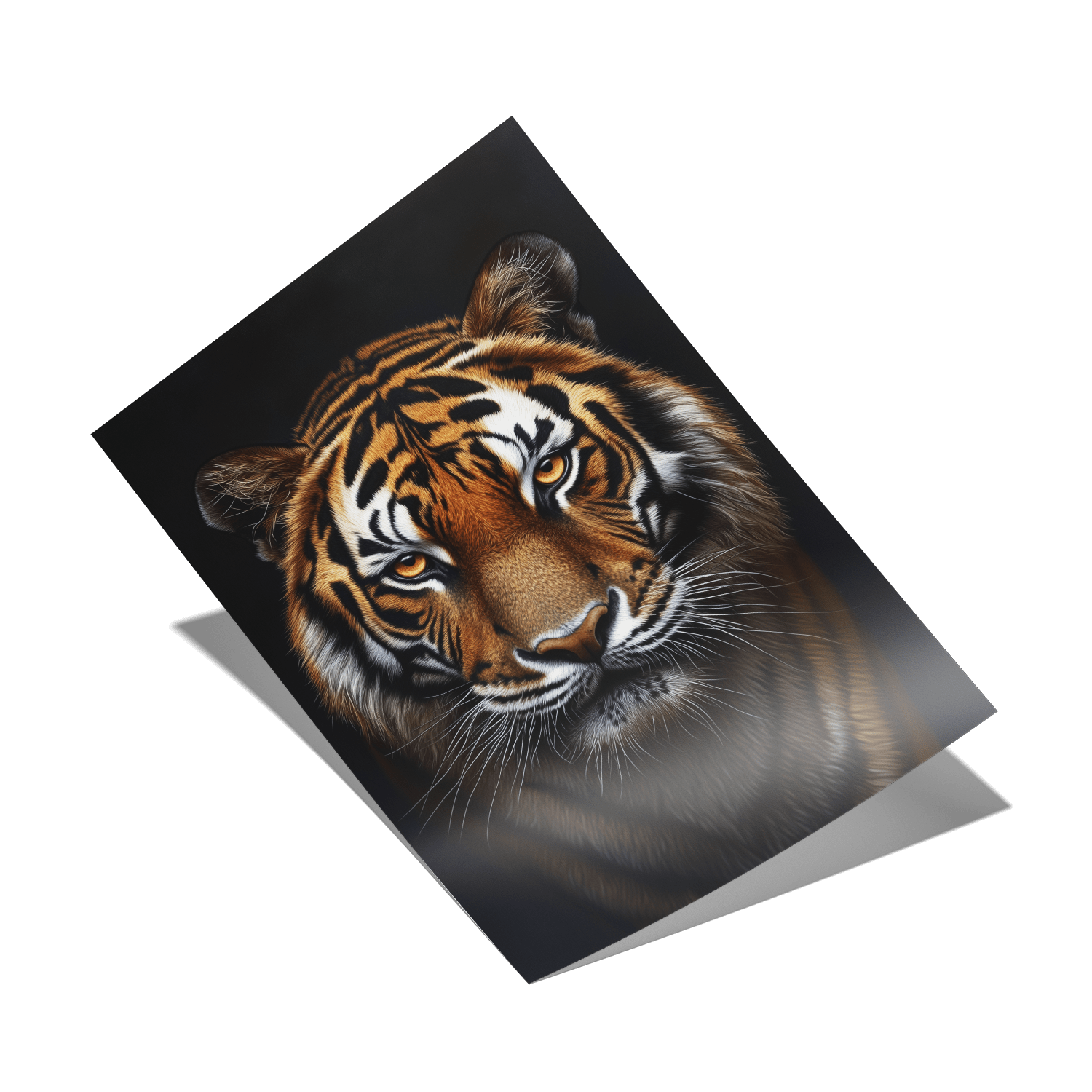 TIGER PORTRAIT*Papier*40x60*Papier*Kunstwerk*Masculina.nl