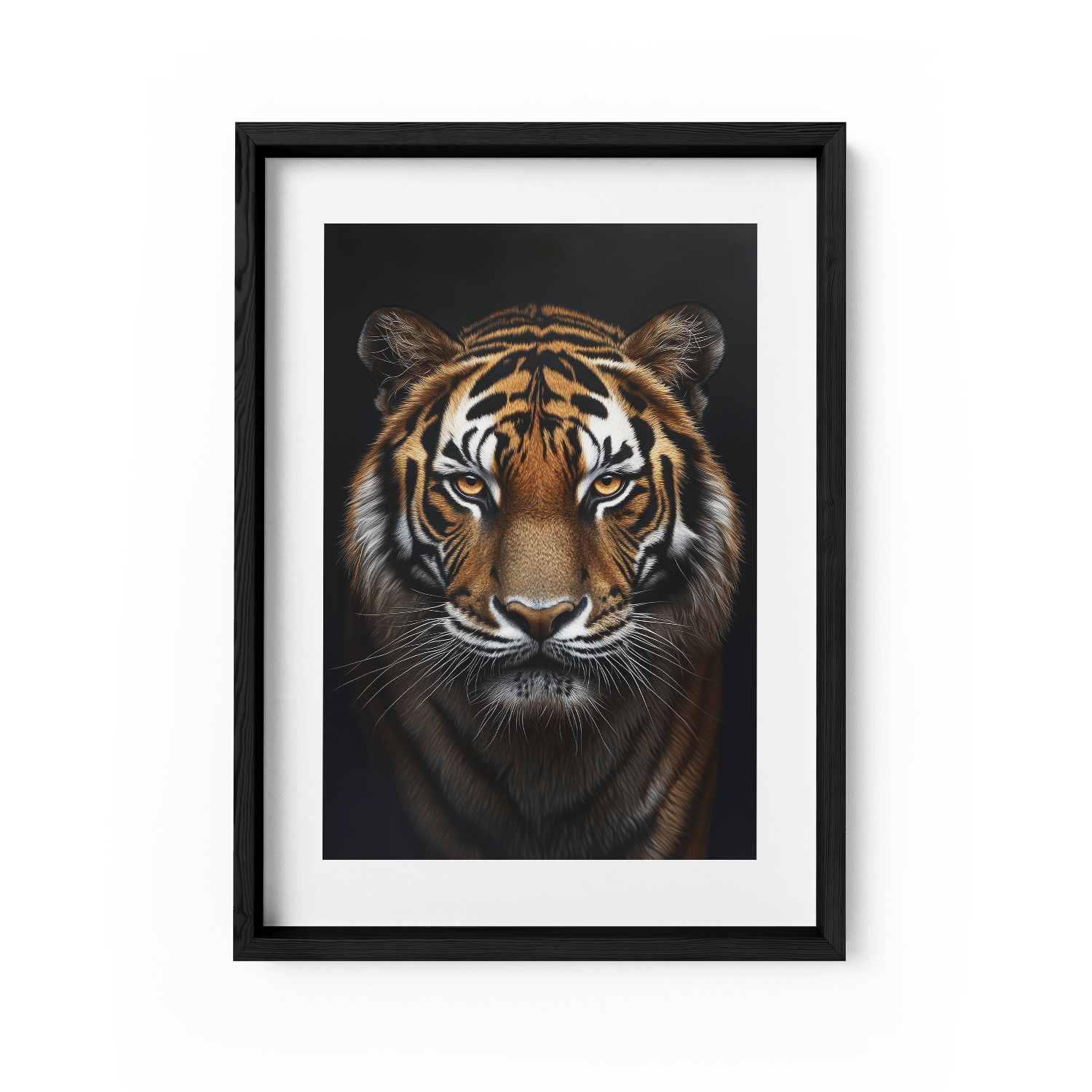 TIGER PORTRAIT*Papier*40x60*Papier*Kunstwerk*Masculina.nl