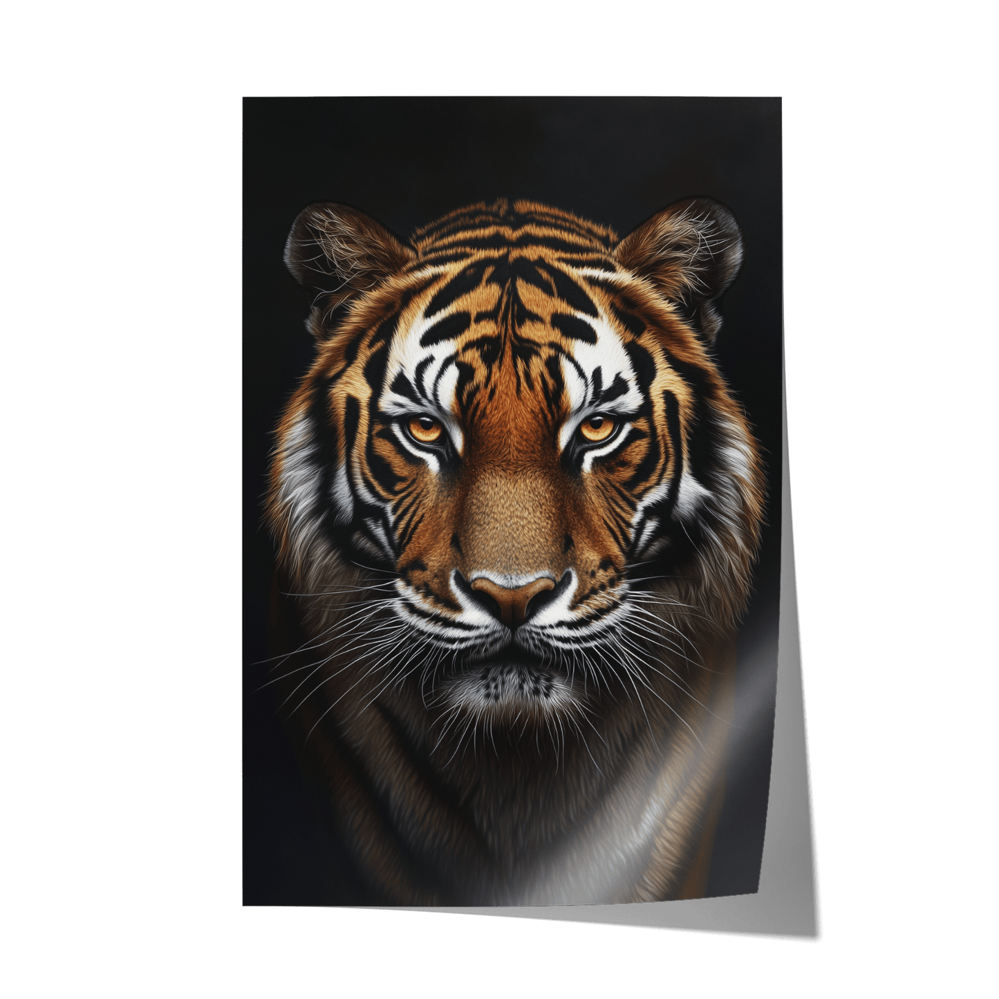 TIGER PORTRAIT*Papier*40x60*Papier*Kunstwerk*Masculina.nl