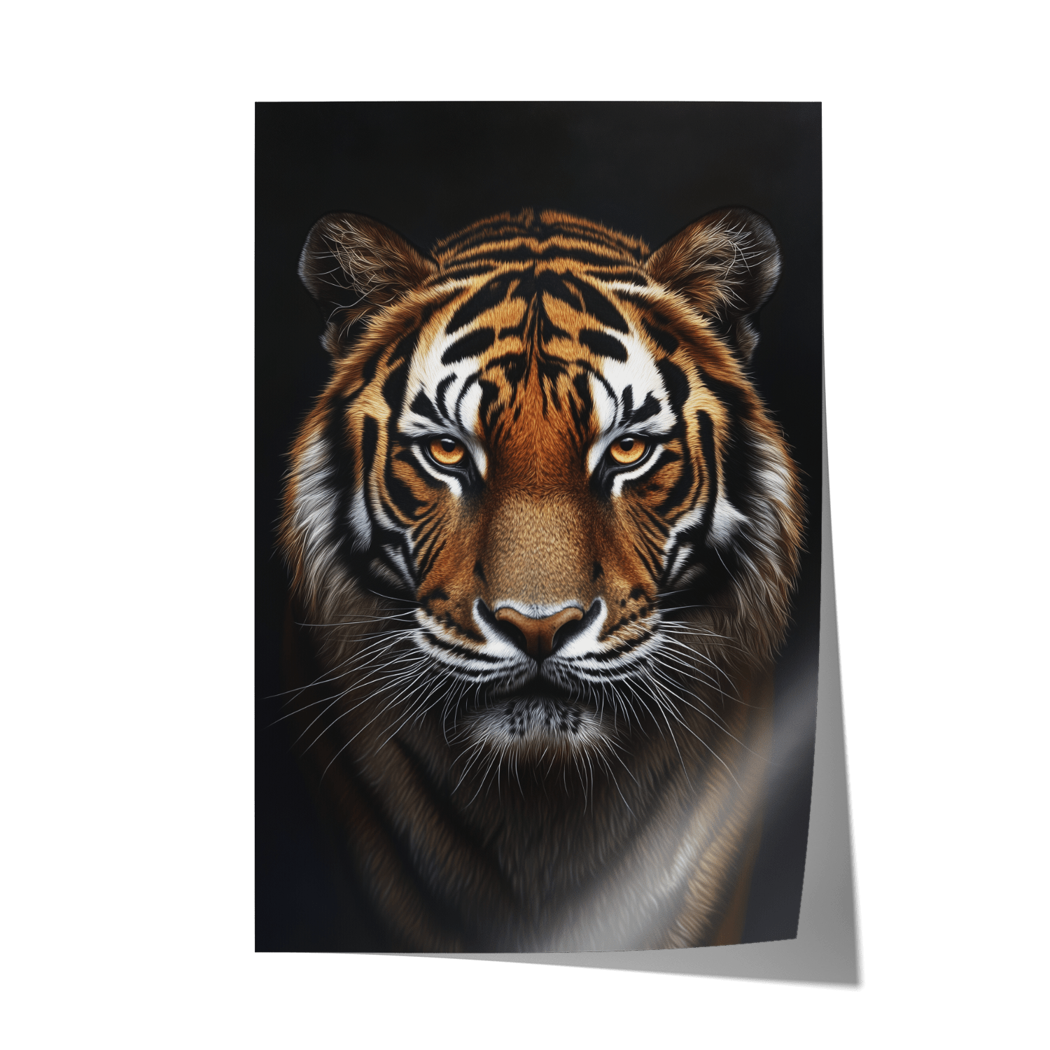 TIGER PORTRAIT*Papier*40x60*Papier*Kunstwerk*Masculina.nl