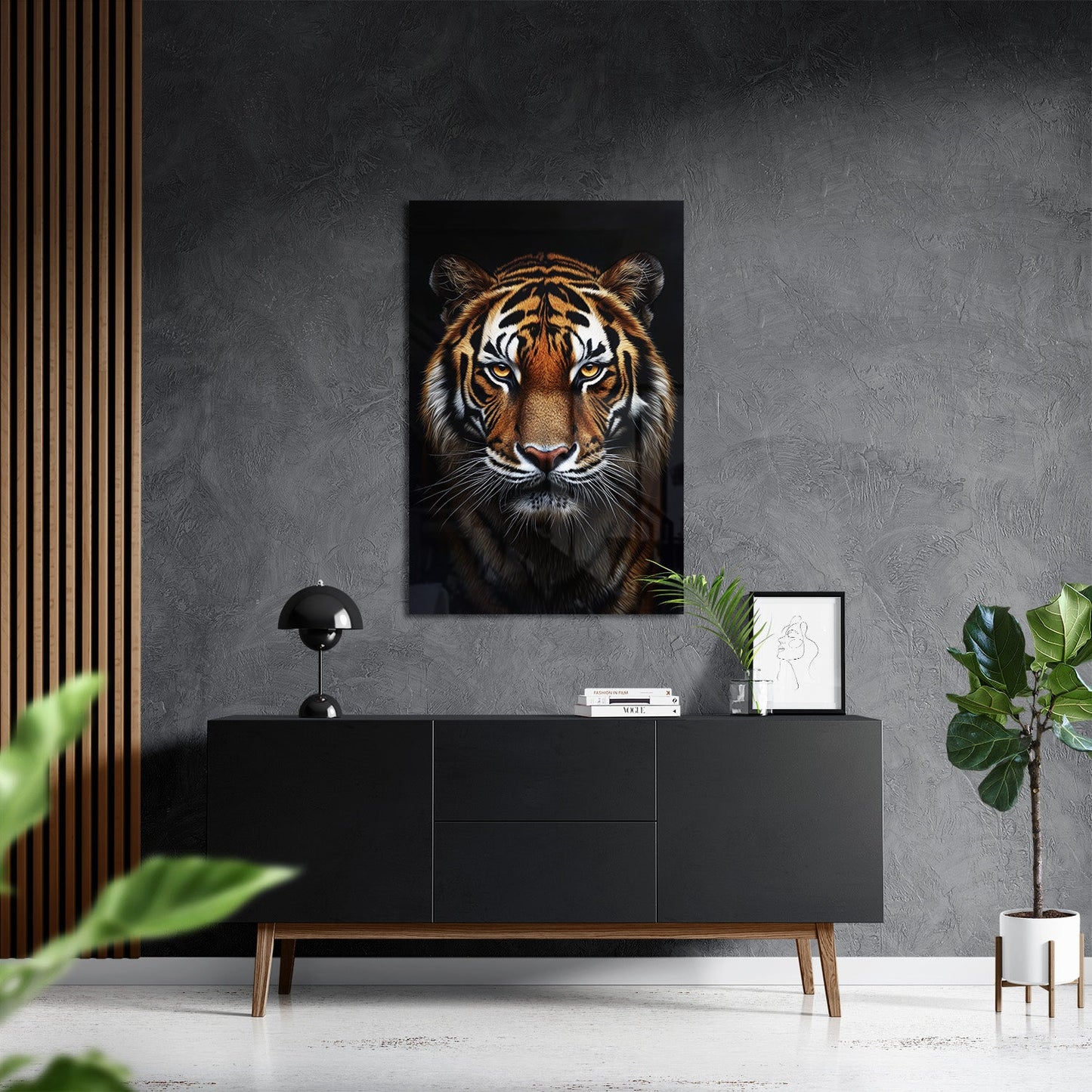 TIGER PORTRAIT*Plexiglas*40x60*Plexiglas*Kunstwerk*Masculina.nl