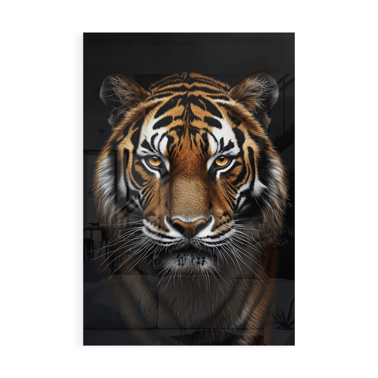 TIGER PORTRAIT*Plexiglas*40x60*Plexiglas*Kunstwerk*Masculina.nl