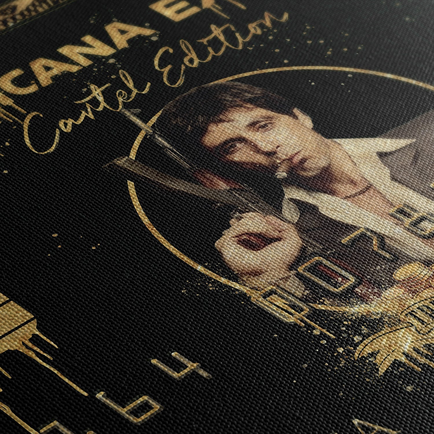 TONY MONTANA - AMERICANA EXPRESS*Canvas*60x40 cm*Canvas*Kunstwerk*Masculina.nl