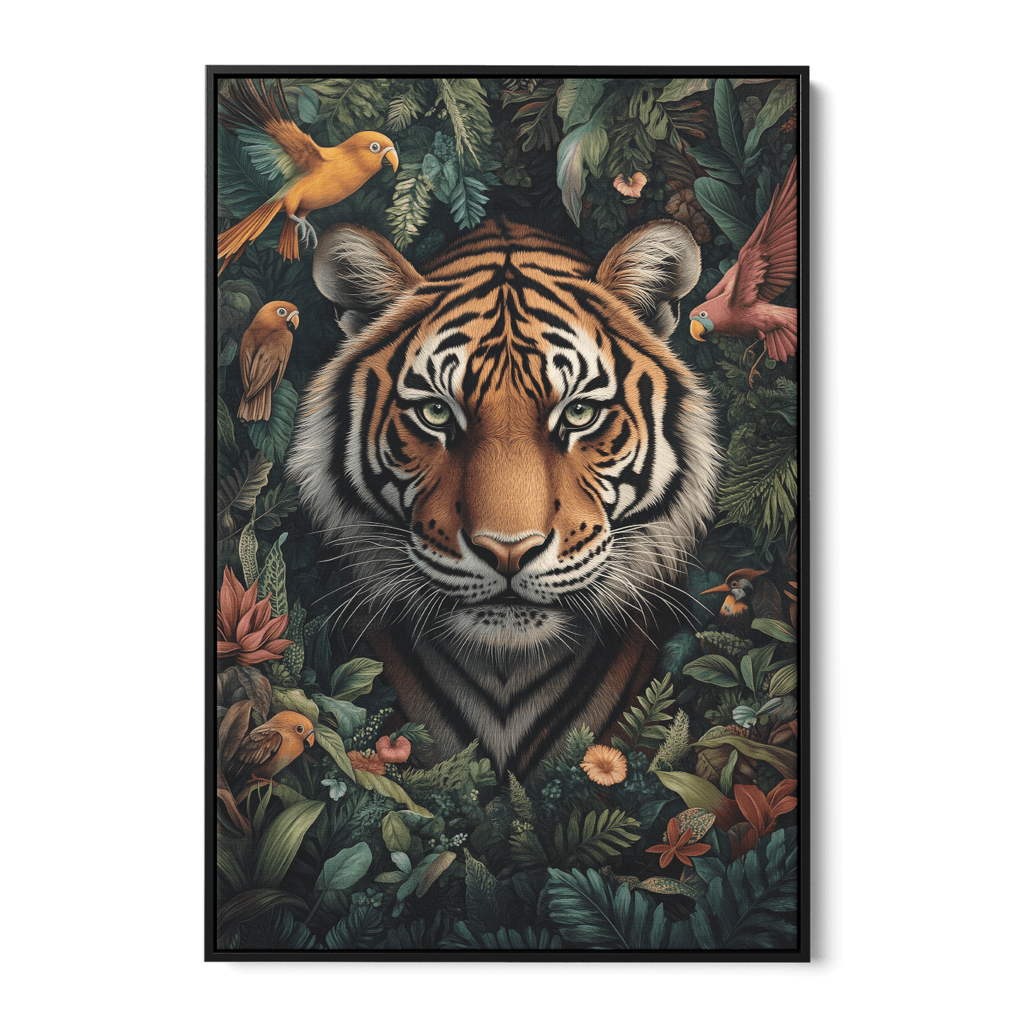 TROPICAL TIGER*Canvas*40x60*Baklijst*Kunstwerk*Masculina.nl