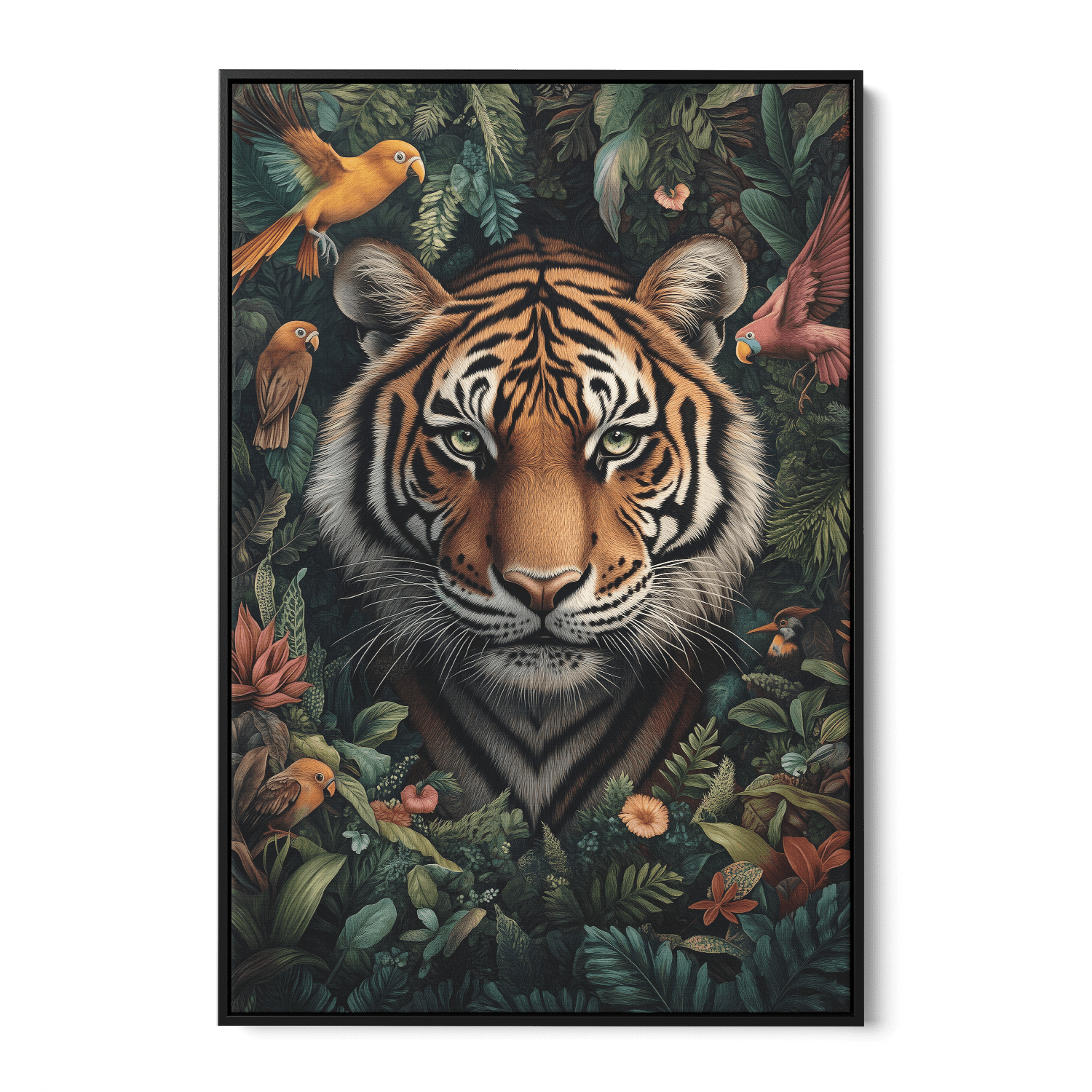 TROPICAL TIGER*Canvas*40x60*Baklijst*Kunstwerk*Masculina.nl