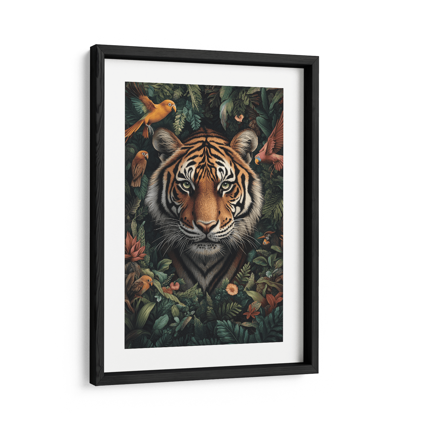 TROPICAL TIGER*Papier*40x60*Papier*Kunstwerk*Masculina.nl
