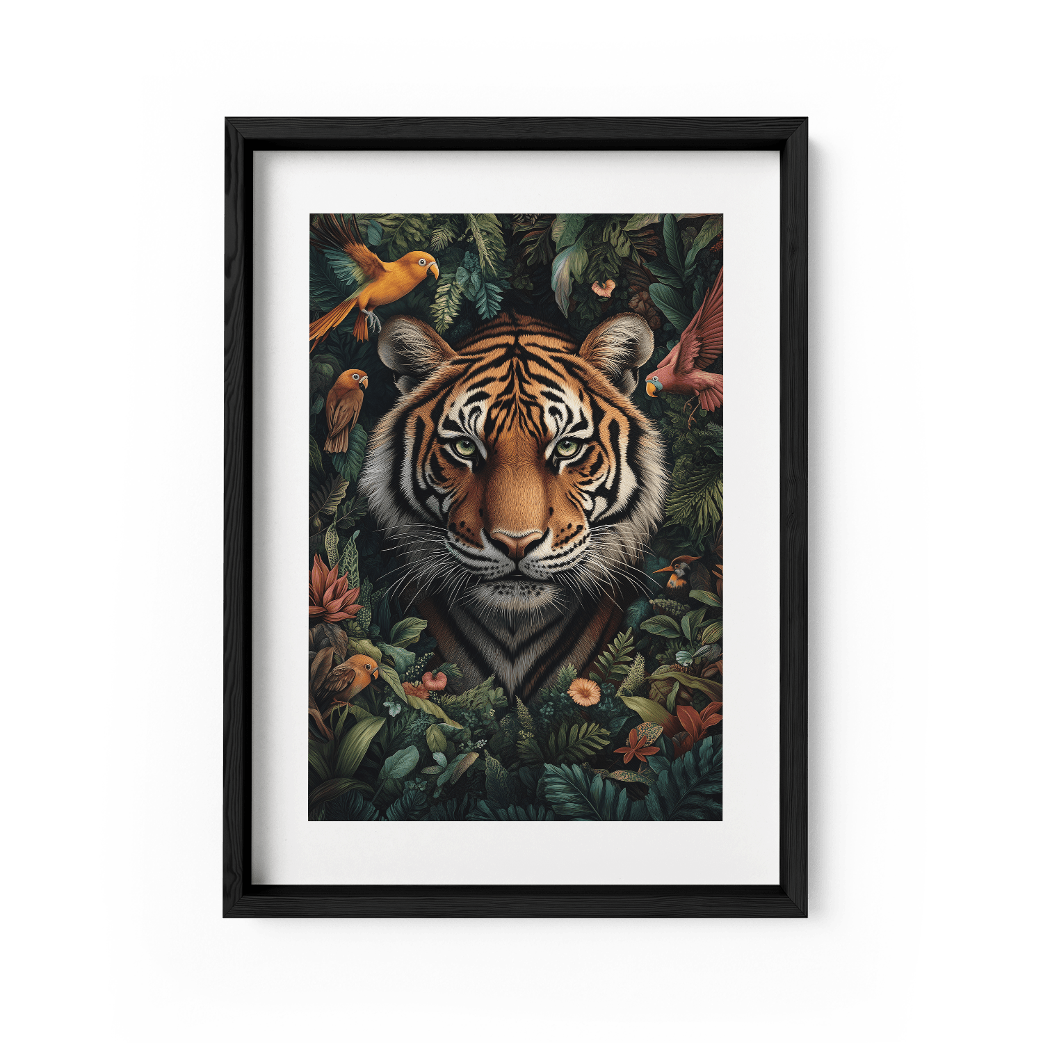 TROPICAL TIGER*Papier*40x60*Papier*Kunstwerk*Masculina.nl