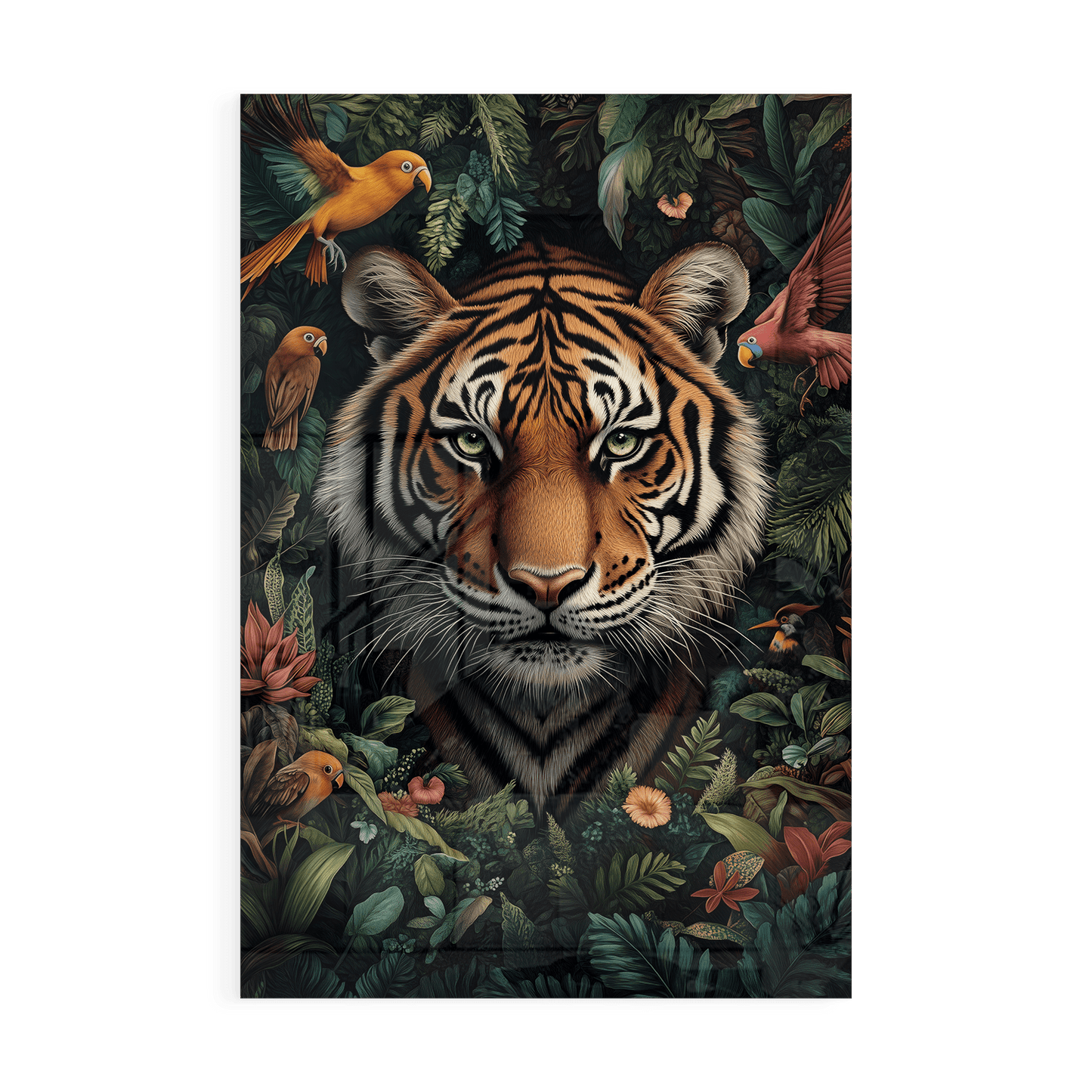 TROPICAL TIGER*Plexiglas*40x60*Plexiglas*Kunstwerk*Masculina.nl