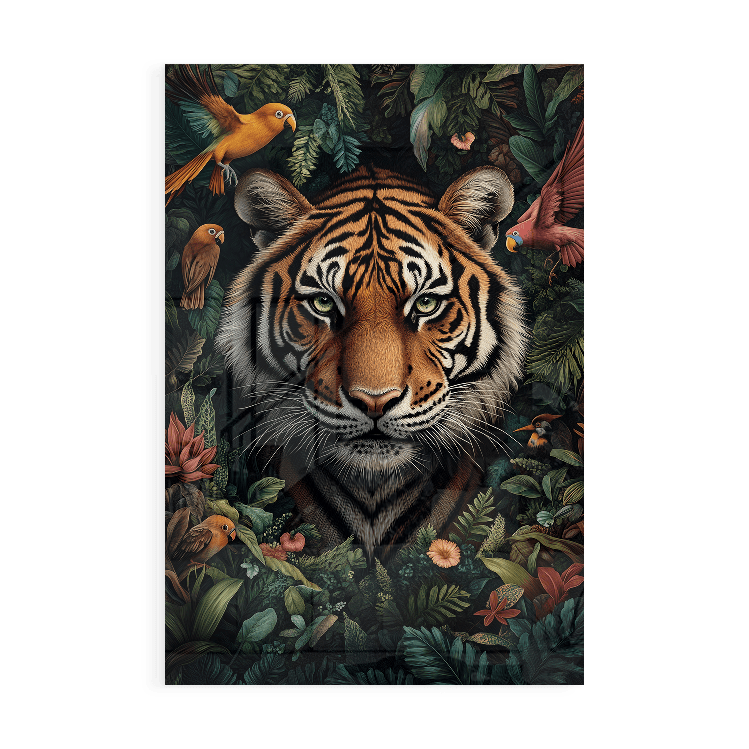TROPICAL TIGER*Plexiglas*40x60*Plexiglas*Kunstwerk*Masculina.nl