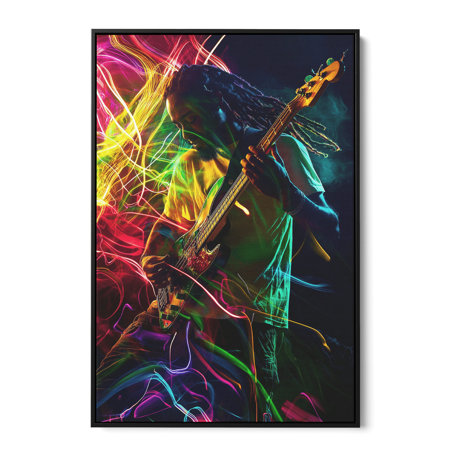 VIBRANT VIBES*Canvas*40x60*Baklijst*Kunstwerk*Masculina.nl