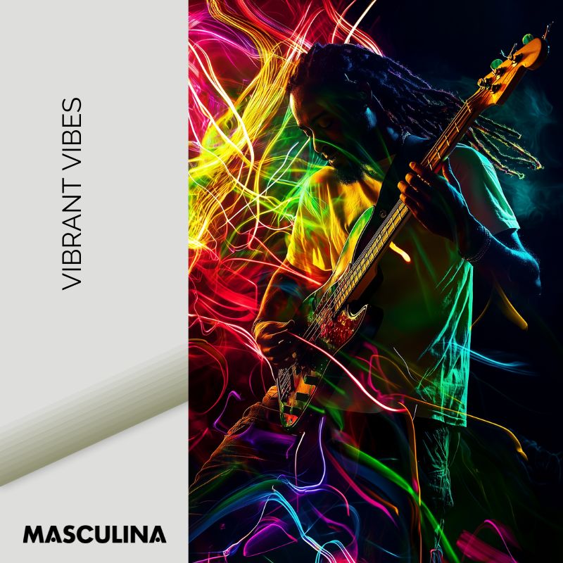 VIBRANT VIBES*Canvas*40x60*Canvas*Kunstwerk*Masculina.nl