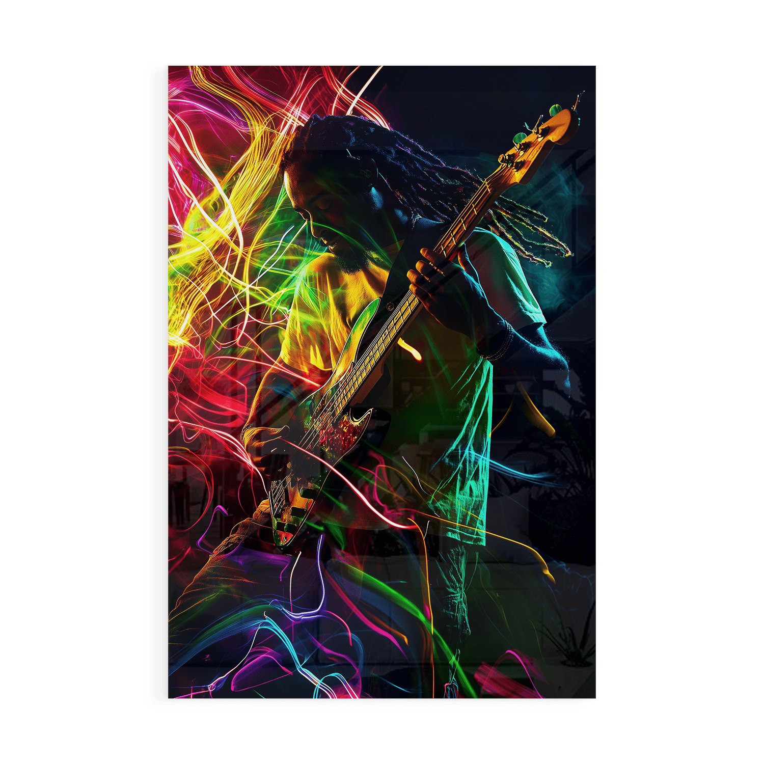 VIBRANT VIBES*Plexiglas*40x60*Plexiglas*Kunstwerk*Masculina.nl