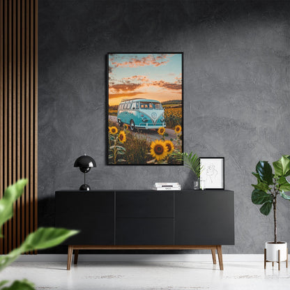 VINTAGE VOYAGE*Canvas*40x60 cm*Baklijst*Kunstwerk*Masculina.nl