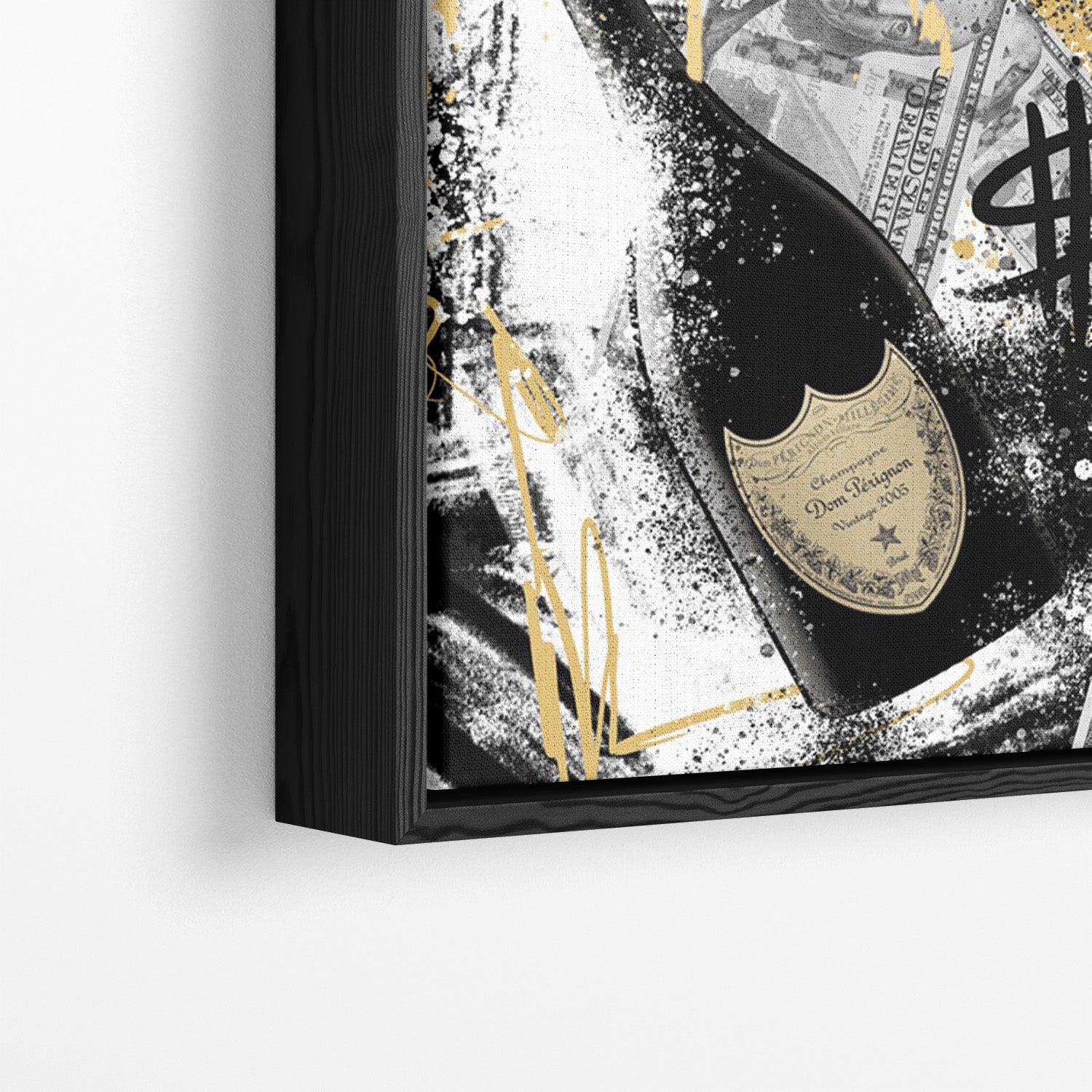 WALL STREET ROYALTY*Canvas*40x60*Baklijst*Kunstwerk*Masculina.nl