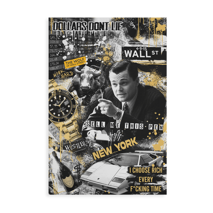 WALL STREET ROYALTY*Canvas*40x60*Canvas*Kunstwerk*Masculina.nl