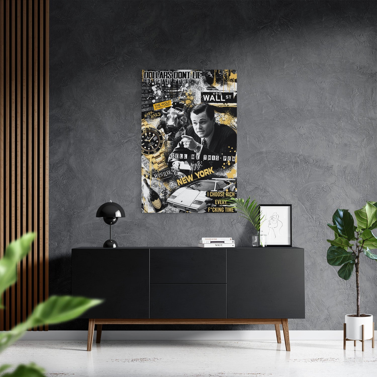 WALL STREET ROYALTY*Canvas*40x60*Canvas*Kunstwerk*Masculina.nl