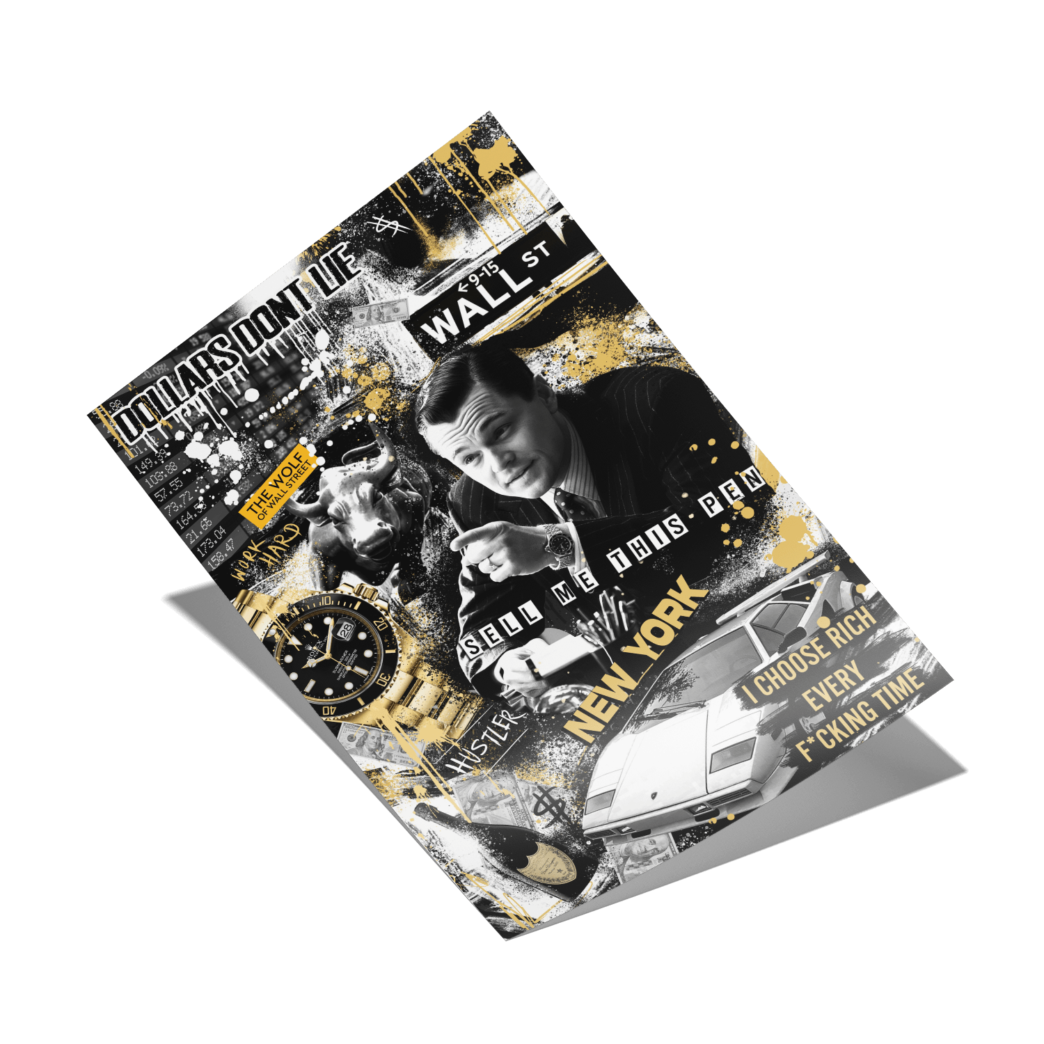 WALL STREET ROYALTY*Papier*40x60*Papier*Kunstwerk*Masculina.nl