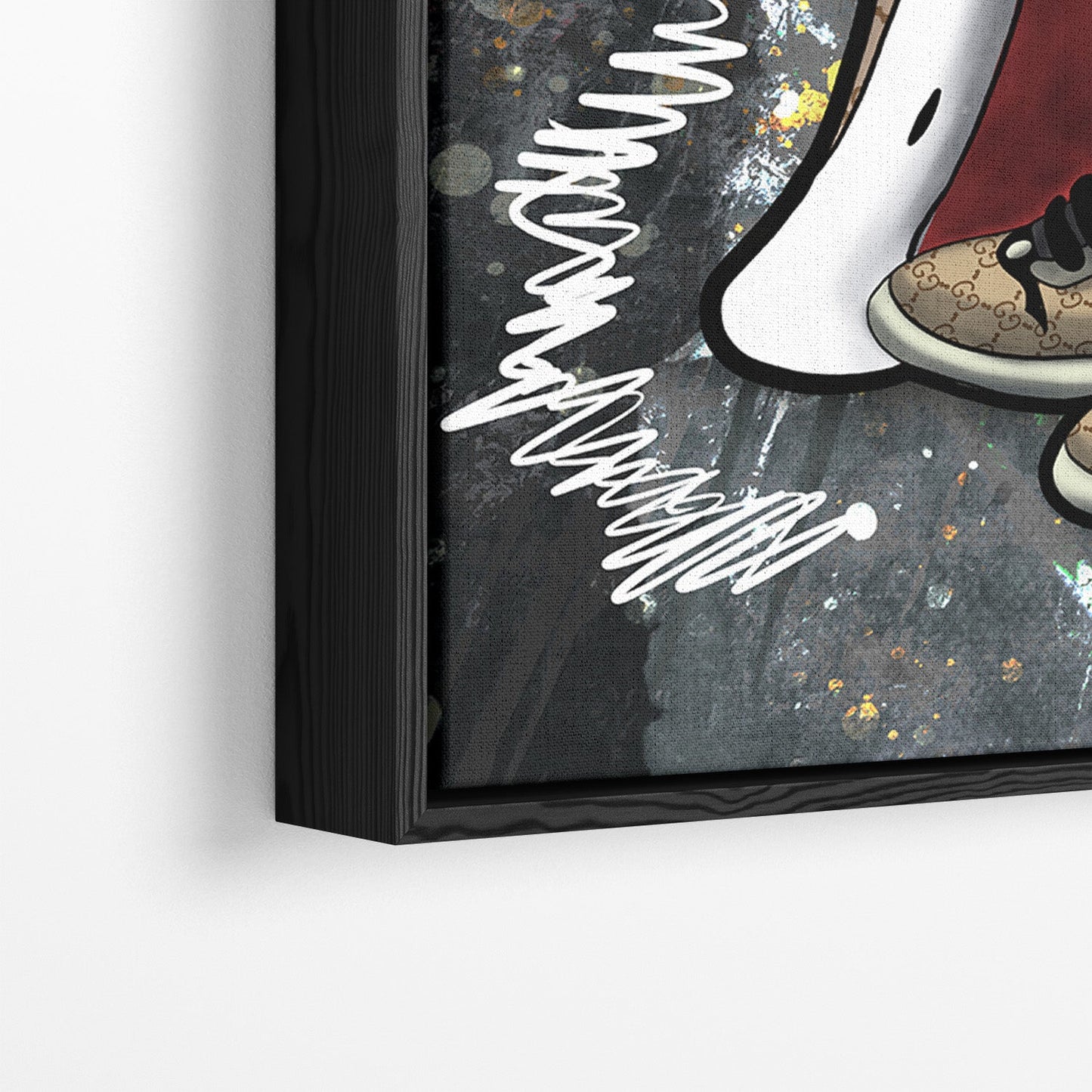 WE ARE GUCCI - LOLA & BUGS*Canvas*40x60 cm*Baklijst*Kunstwerk*Masculina.nl