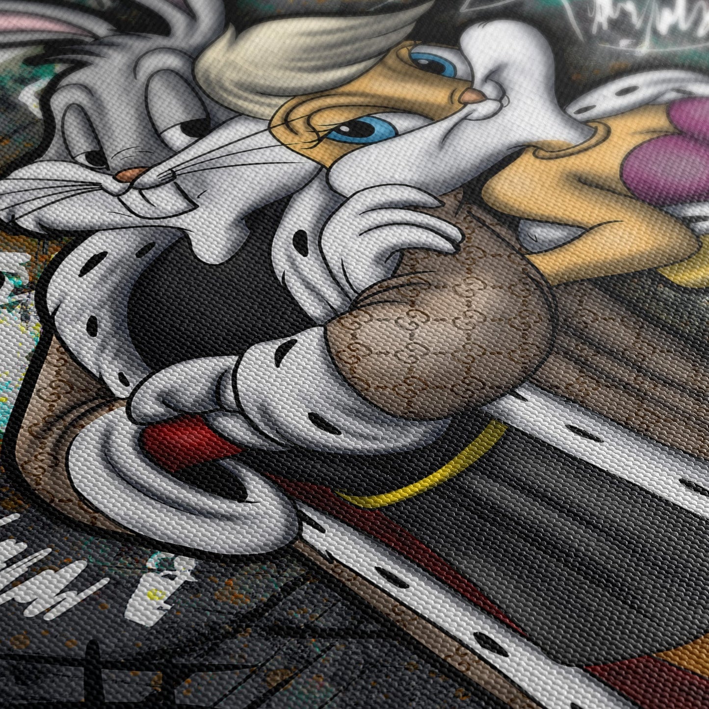 WE ARE GUCCI - LOLA & BUGS*Canvas*40x60 cm*Canvas*Kunstwerk*Masculina.nl