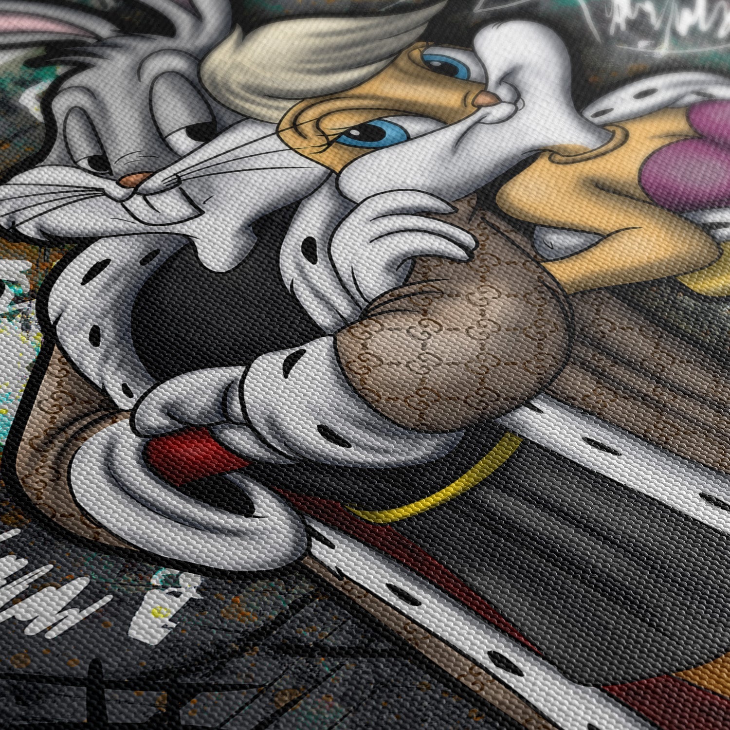 WE ARE GUCCI - LOLA & BUGS*Canvas*40x60 cm*Canvas*Kunstwerk*Masculina.nl