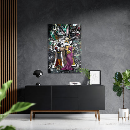 WE ARE GUCCI - LOLA & BUGS*Dibond*40x60 cm*Dibond*Kunstwerk*Masculina.nl