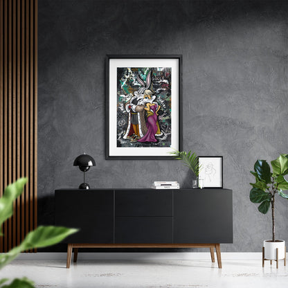 WE ARE GUCCI - LOLA & BUGS*Papier*40x60 cm*Papier*Kunstwerk*Masculina.nl
