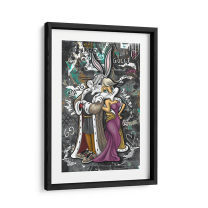 WE ARE GUCCI - LOLA & BUGS*Papier*40x60 cm*Papier*Kunstwerk*Masculina.nl